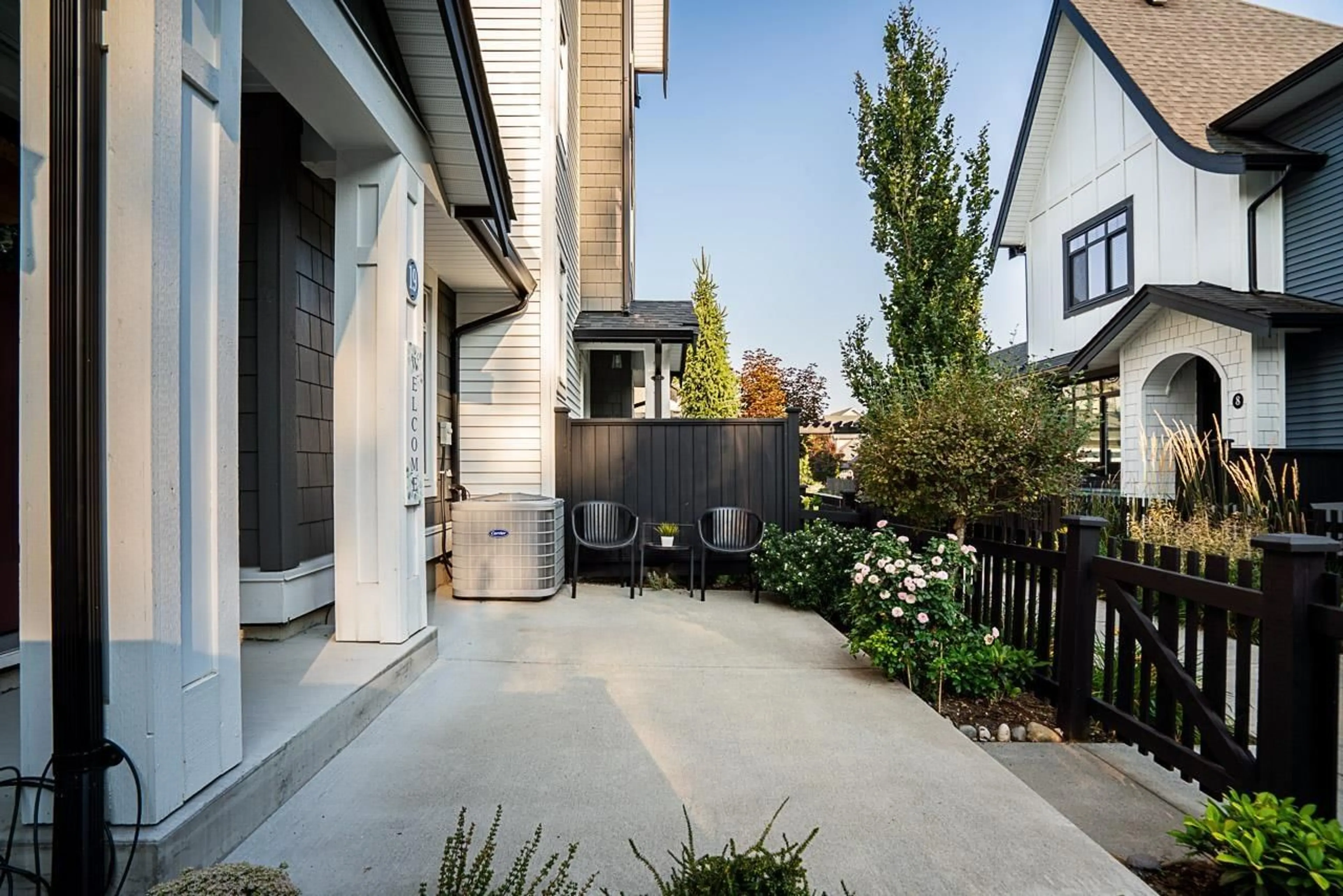 Patio, street for 19 - 6897 201, Langley British Columbia V2Y0Z3