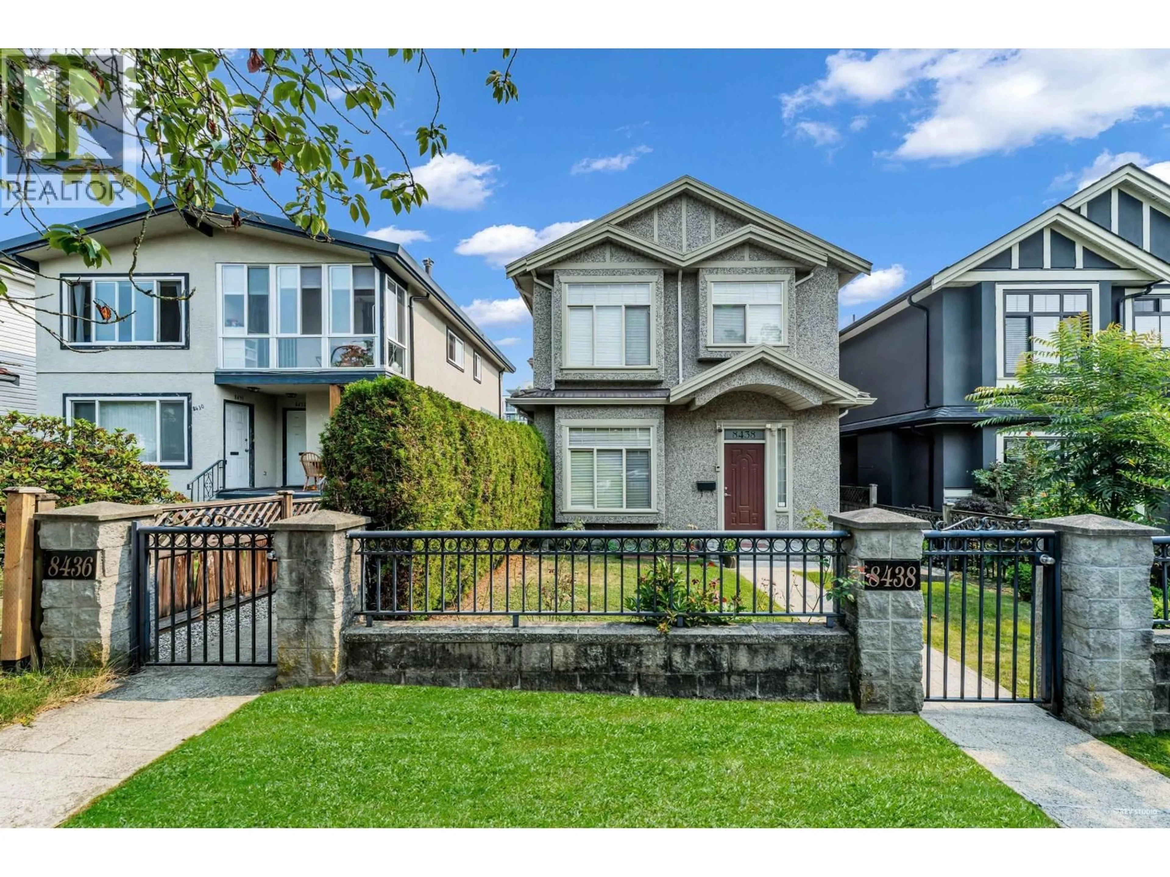 Home with vinyl exterior material, street for 8436 OSLER STREET, Vancouver British Columbia V6P4E4