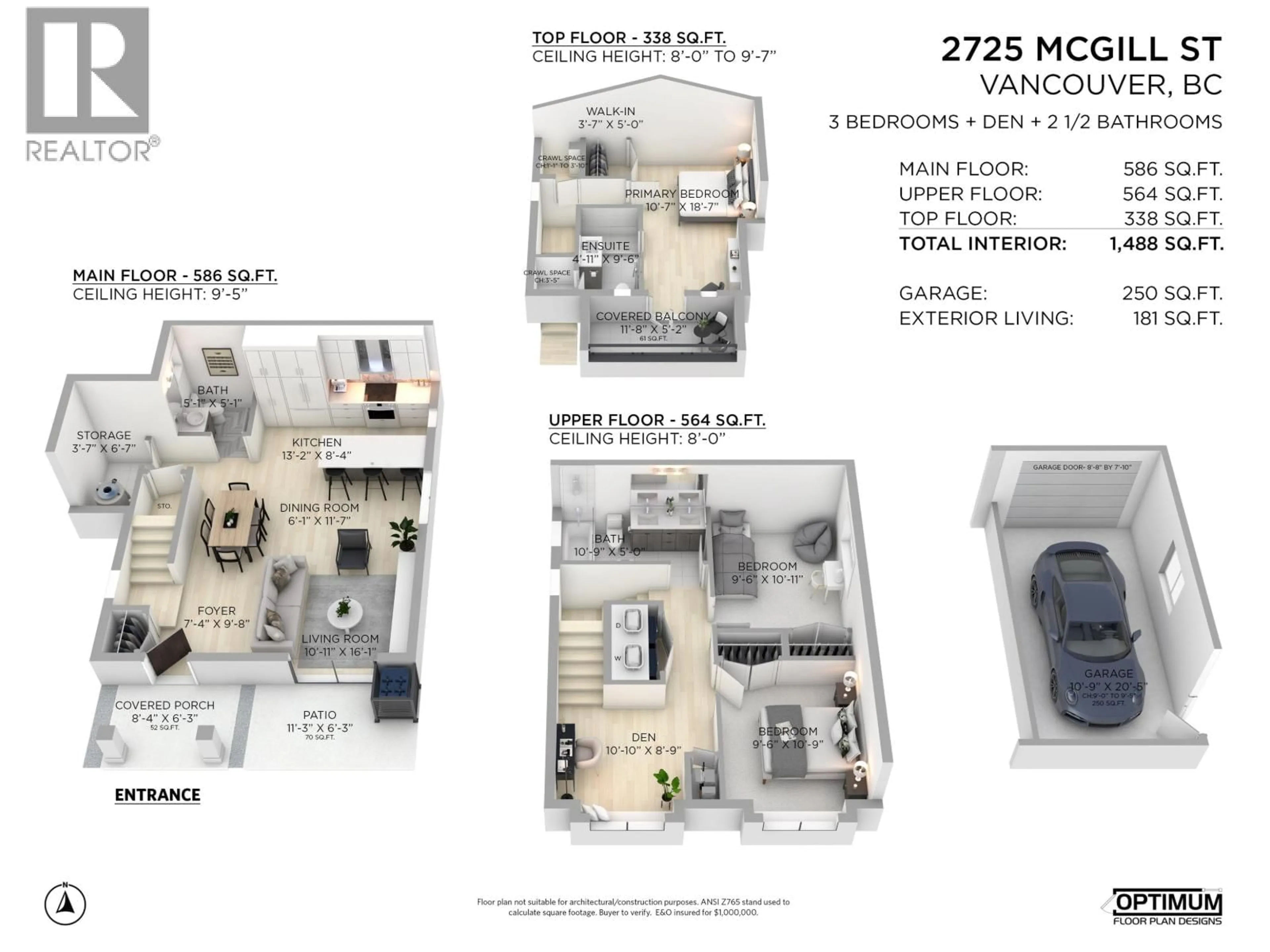 Floor plan for 2725 MCGILL STREET, Vancouver British Columbia V5K1H4