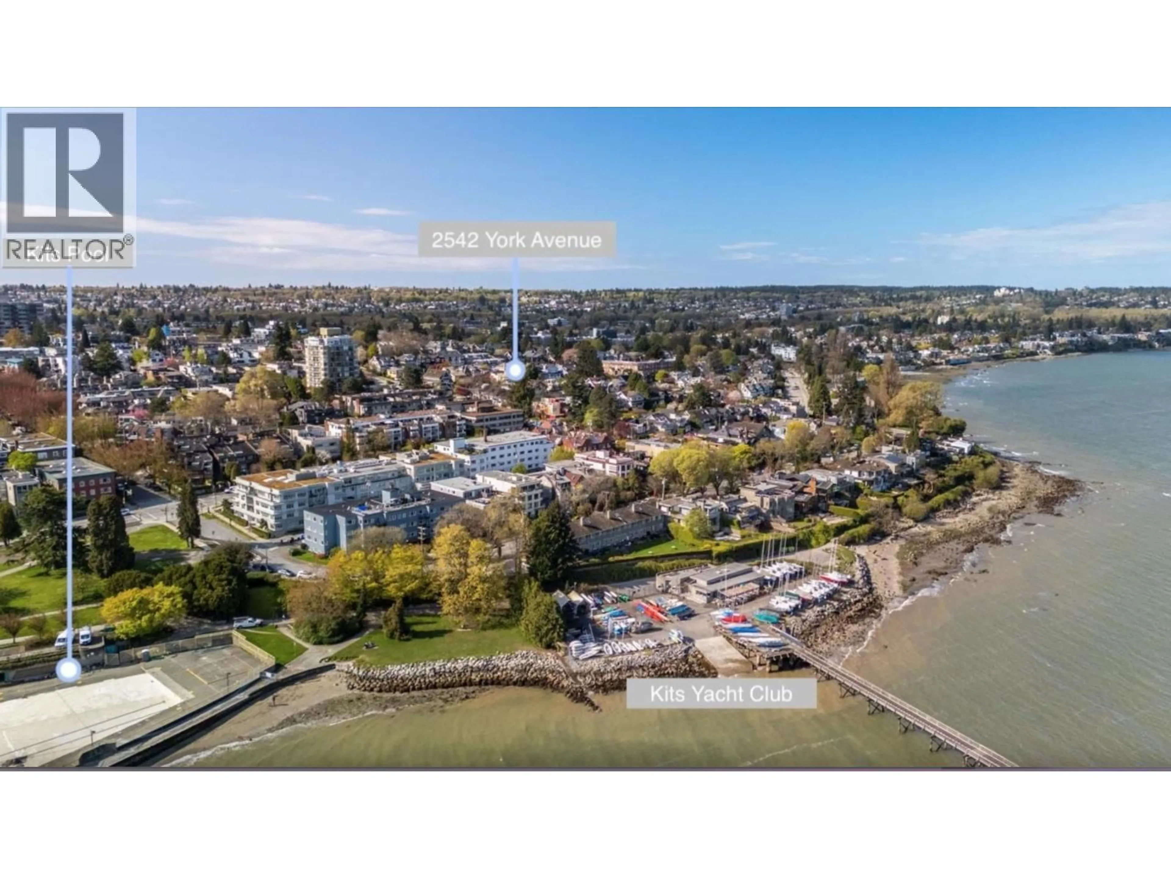 A pic from outside/outdoor area/front of a property/back of a property/a pic from drone, water/lake/river/ocean view for 2542 YORK AVENUE, Vancouver British Columbia V6K1E3