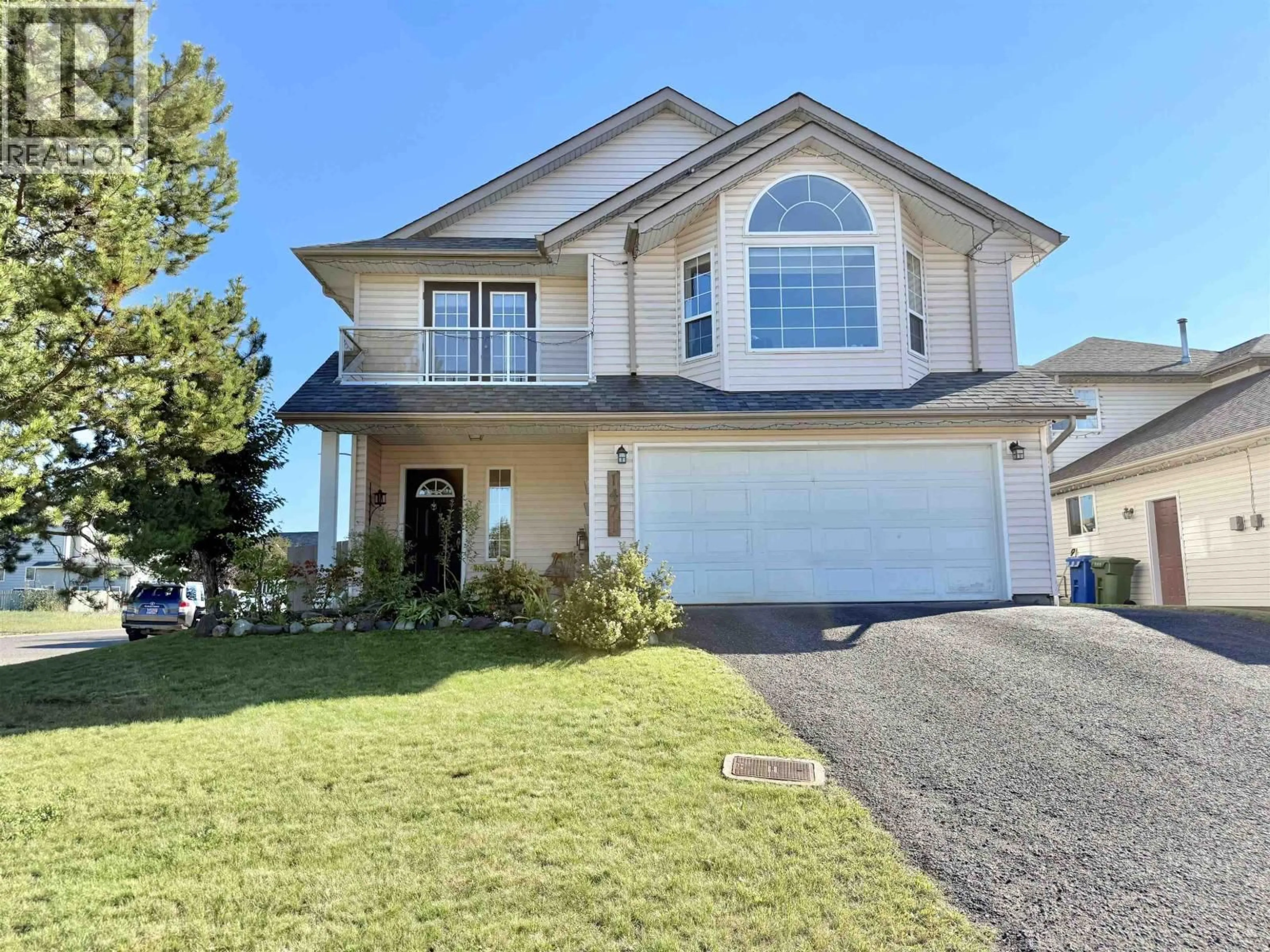 Home with vinyl exterior material, street for 1471 DRIFTWOOD CRESCENT, Smithers British Columbia V0J2N0