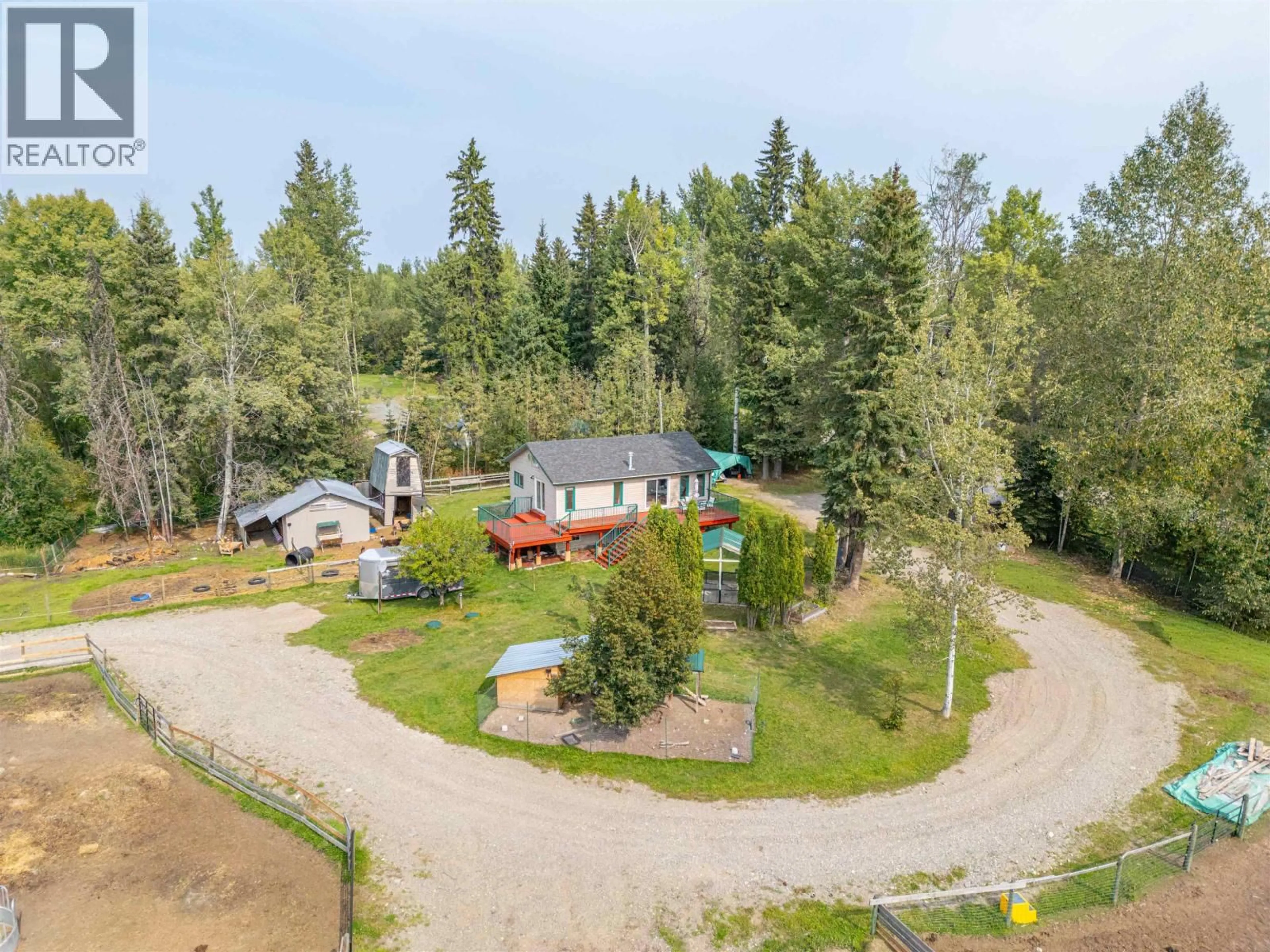 A pic from outside/outdoor area/front of a property/back of a property/a pic from drone, unknown for 9949 OLD SUMMIT LAKE ROAD, Prince George British Columbia V2K5T1