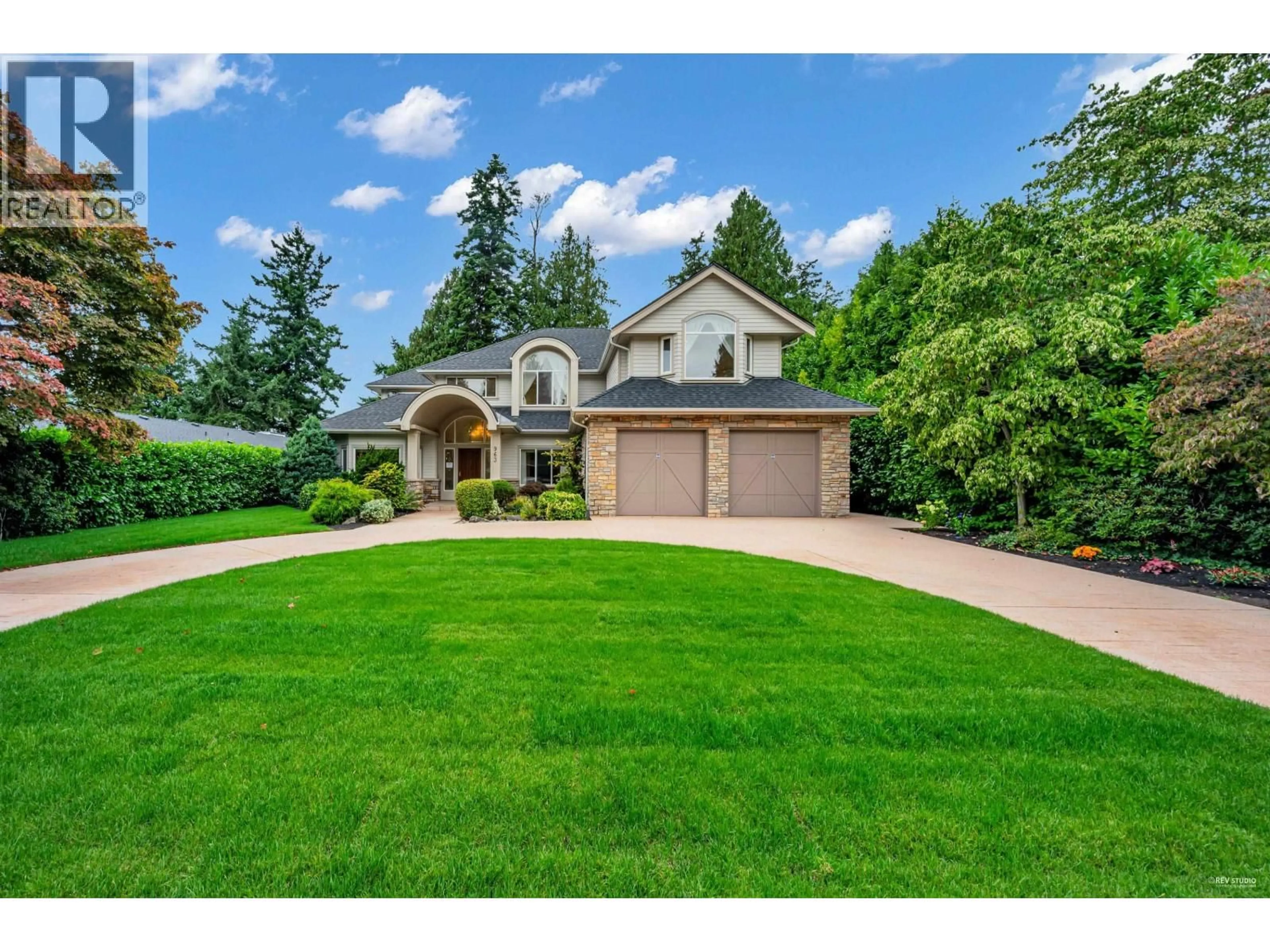 A pic from outside/outdoor area/front of a property/back of a property/a pic from drone, street for 963 PACIFIC DRIVE, Delta British Columbia V4M2K2