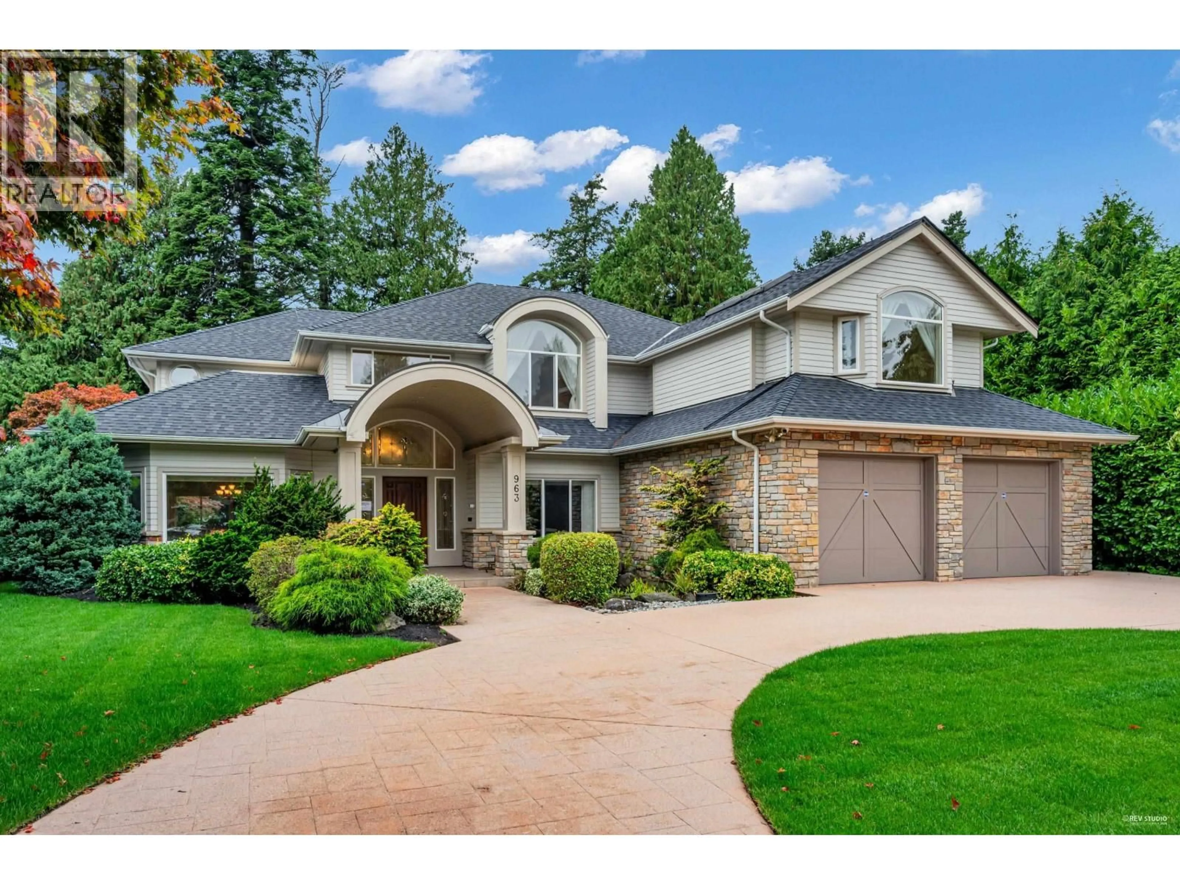 Home with brick exterior material, street for 963 PACIFIC DRIVE, Delta British Columbia V4M2K2