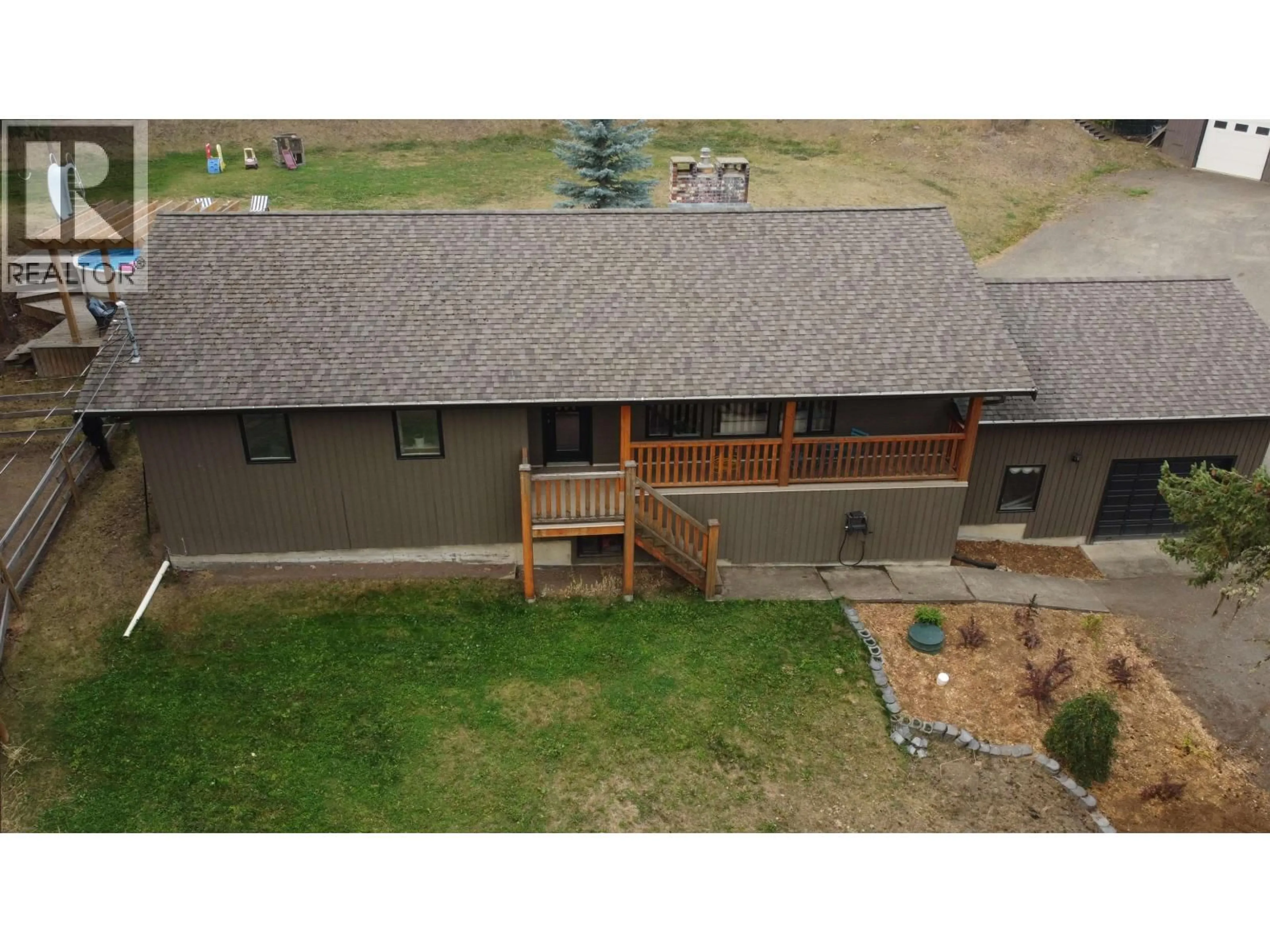 A pic from outside/outdoor area/front of a property/back of a property/a pic from drone, mountain view for 755 ROBERTS DRIVE, Williams Lake British Columbia V2G5K1