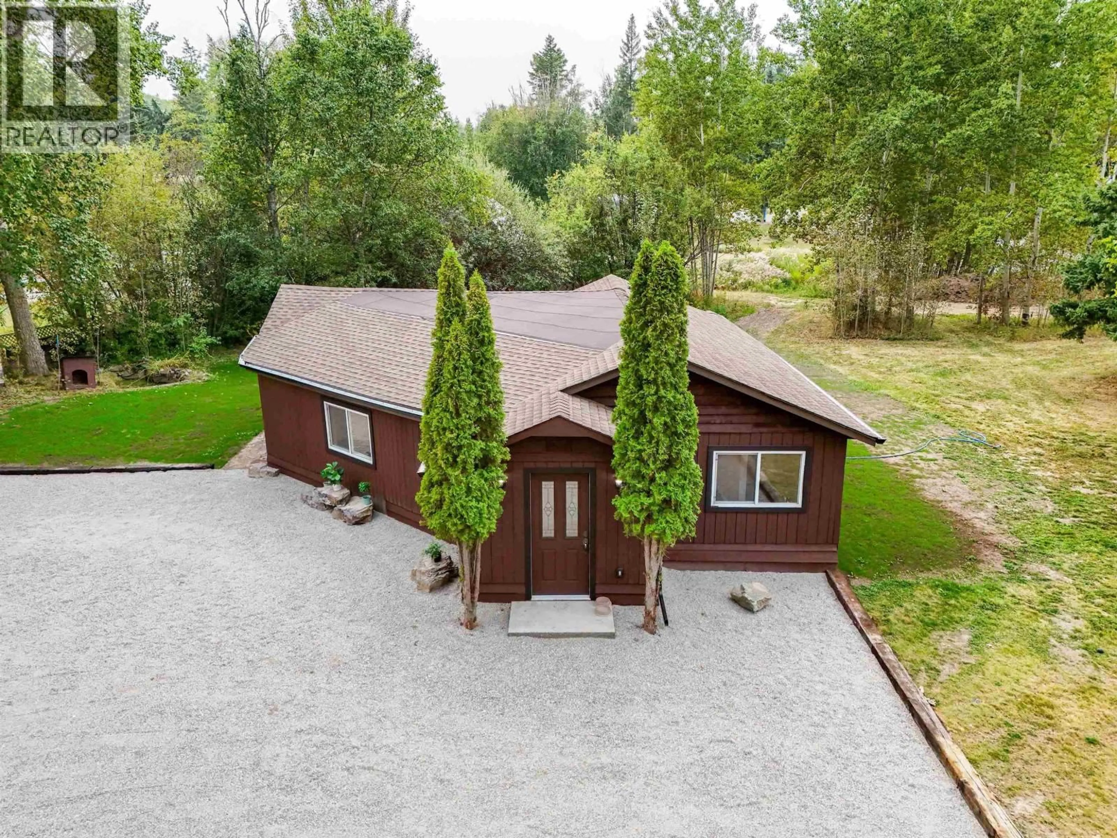 A pic from outside/outdoor area/front of a property/back of a property/a pic from drone, unknown for 2446 RED BLUFF ROAD, Quesnel British Columbia V2J6C2
