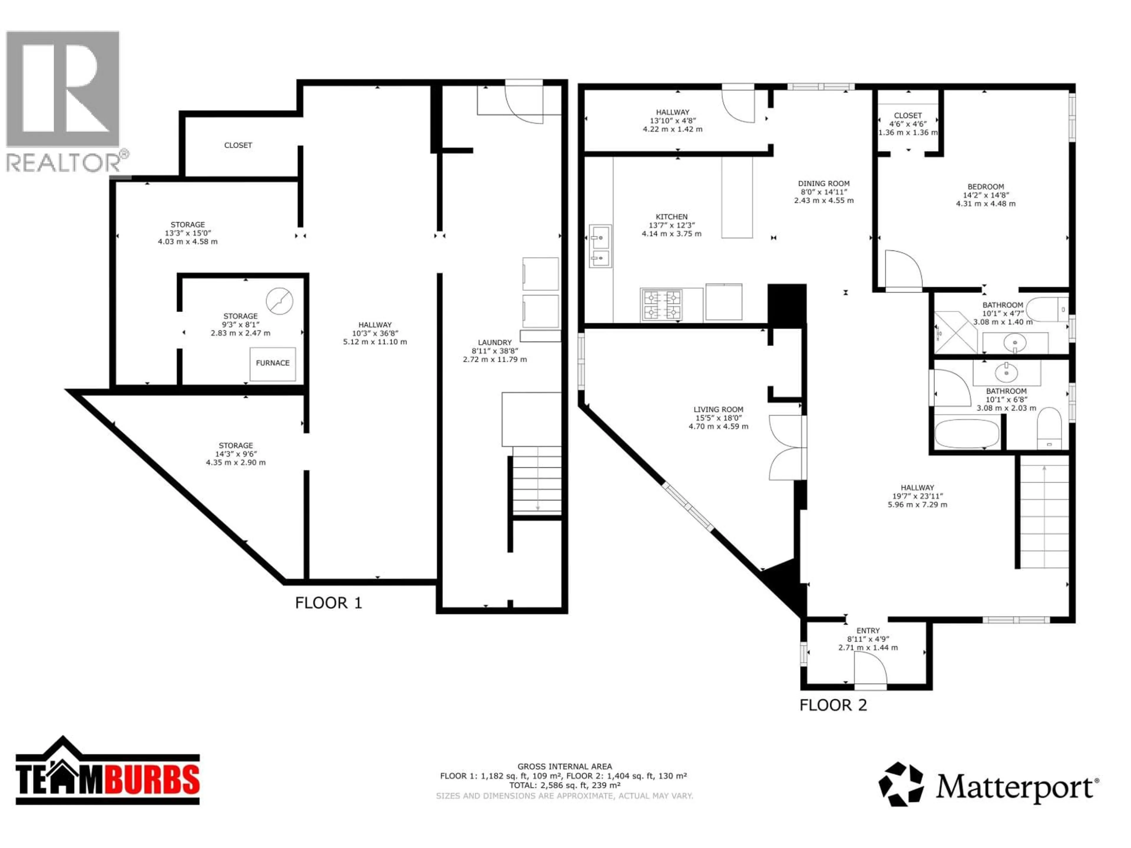 Floor plan for 2446 RED BLUFF ROAD, Quesnel British Columbia V2J6C2