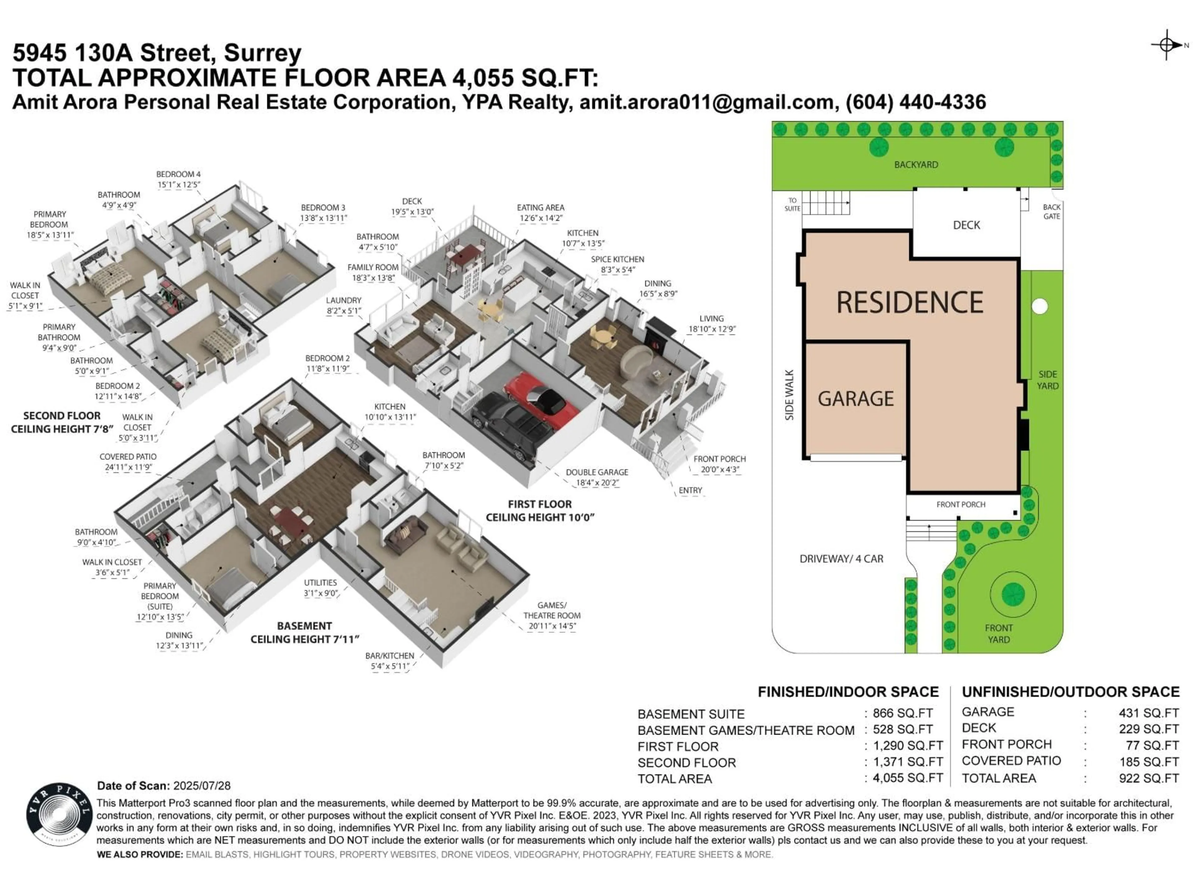 Floor plan for 5945 130A, Surrey British Columbia V3X0G5