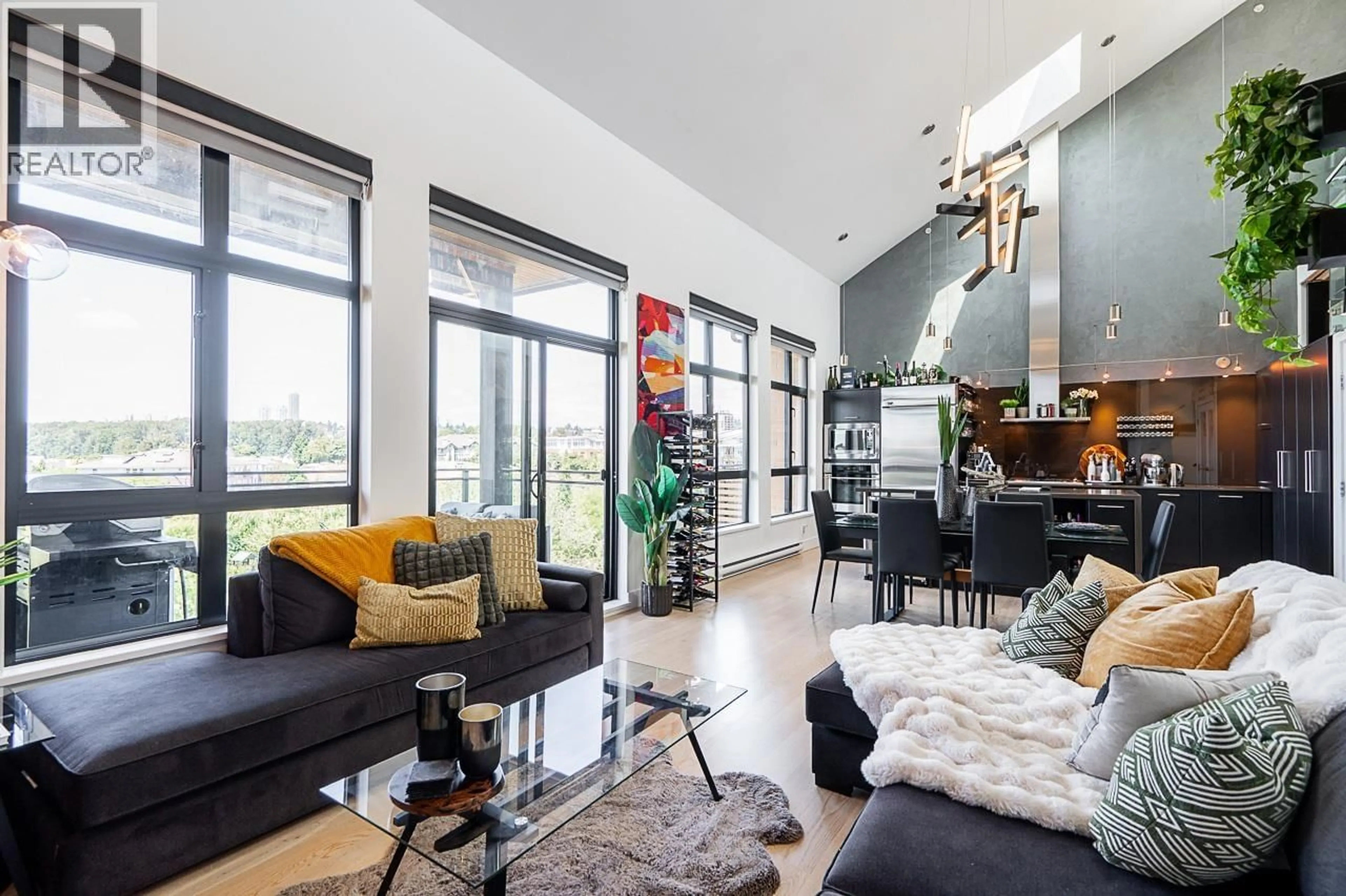 Living room with furniture, unknown for 416 - 220 SALTER STREET, New Westminster British Columbia V3M0H4