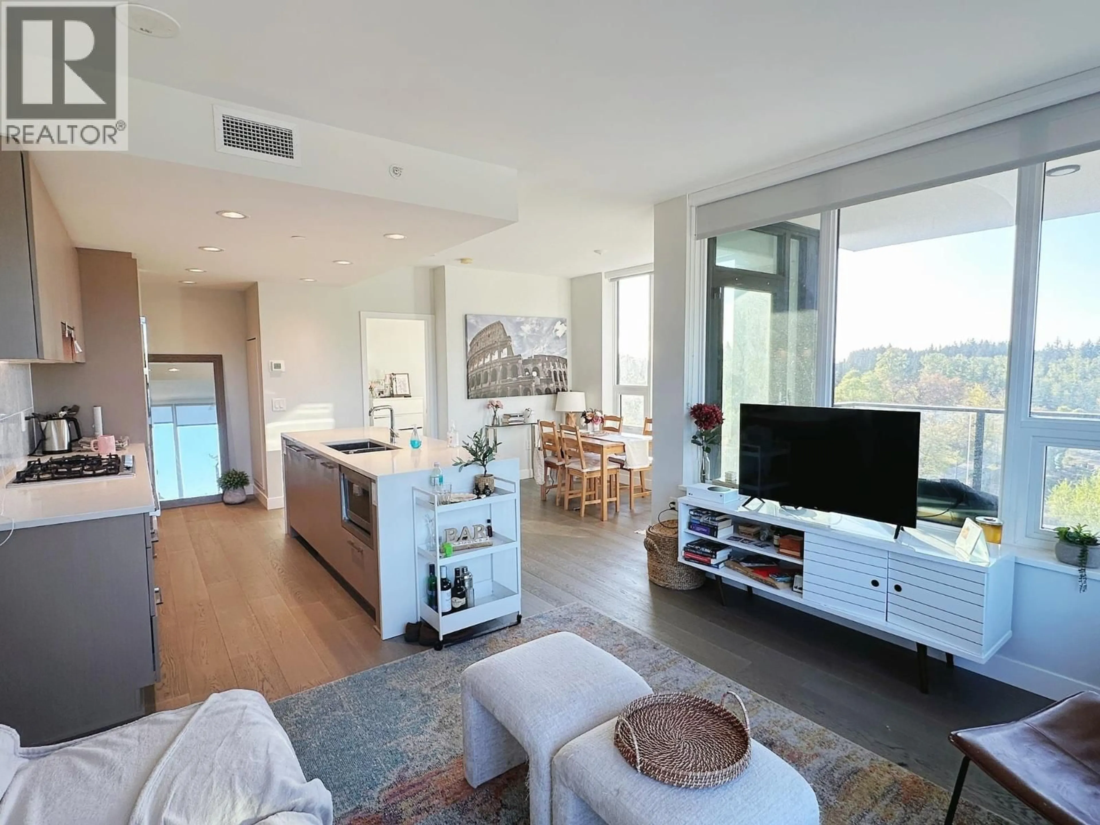 Living room with furniture, unknown for 908 - 5410 SHORTCUT ROAD, Vancouver British Columbia V6T0C8
