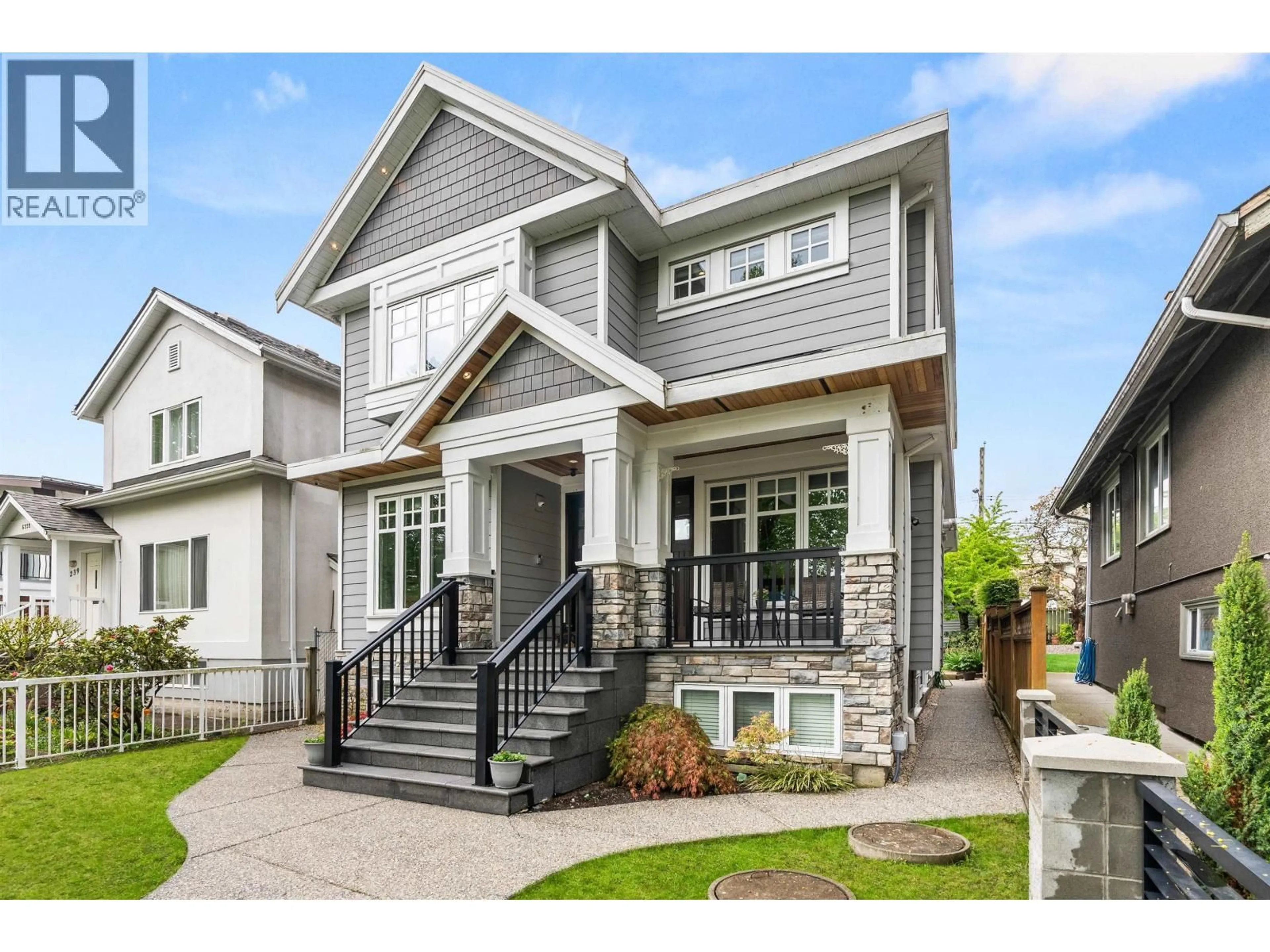 Home with vinyl exterior material, street for 6229 ST. CATHERINES STREET, Vancouver British Columbia V5W3G7
