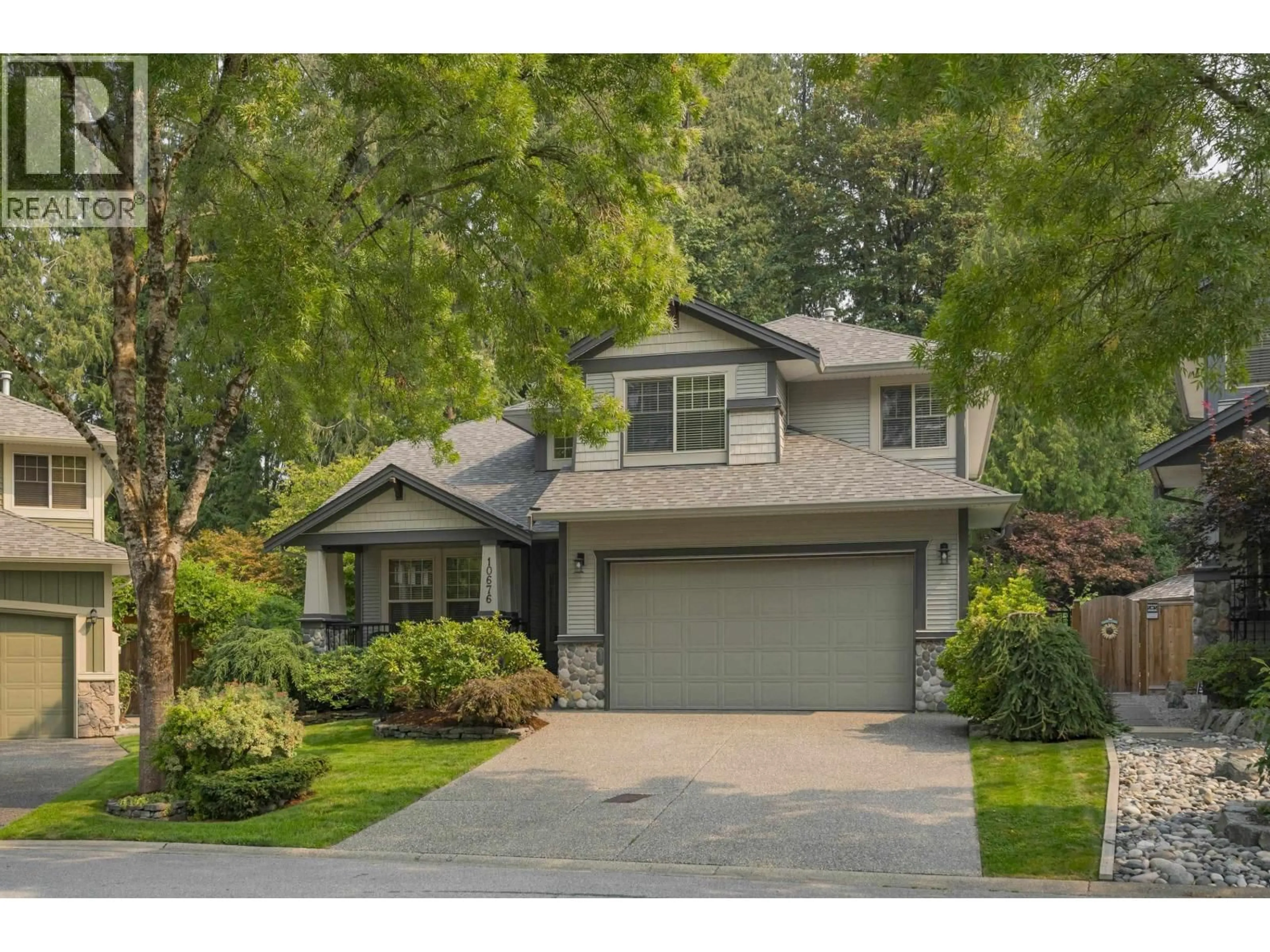 Home with vinyl exterior material, street for 10676 245B STREET, Maple Ridge British Columbia V2W2G2