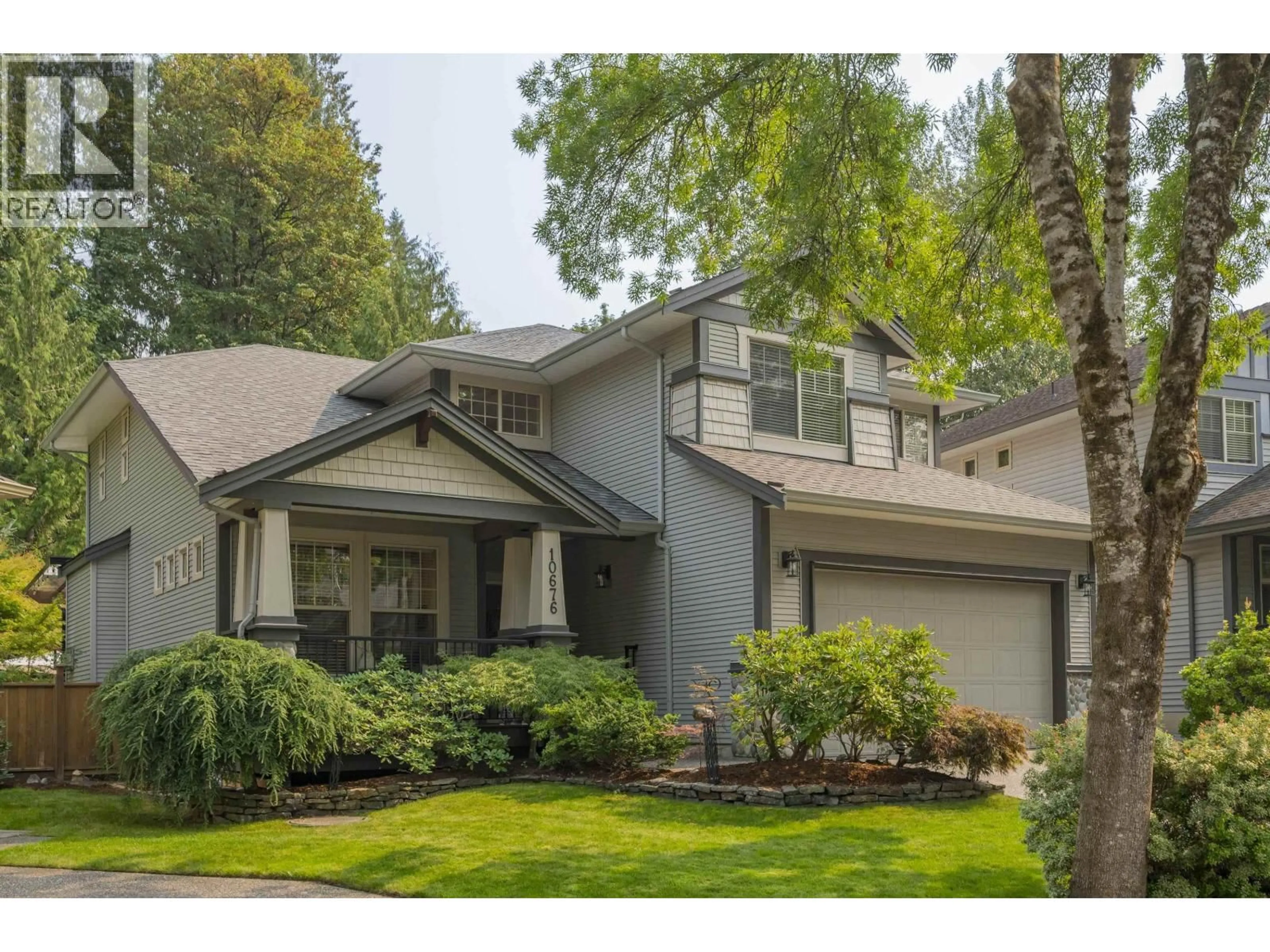 Home with vinyl exterior material, street for 10676 245B STREET, Maple Ridge British Columbia V2W2G2