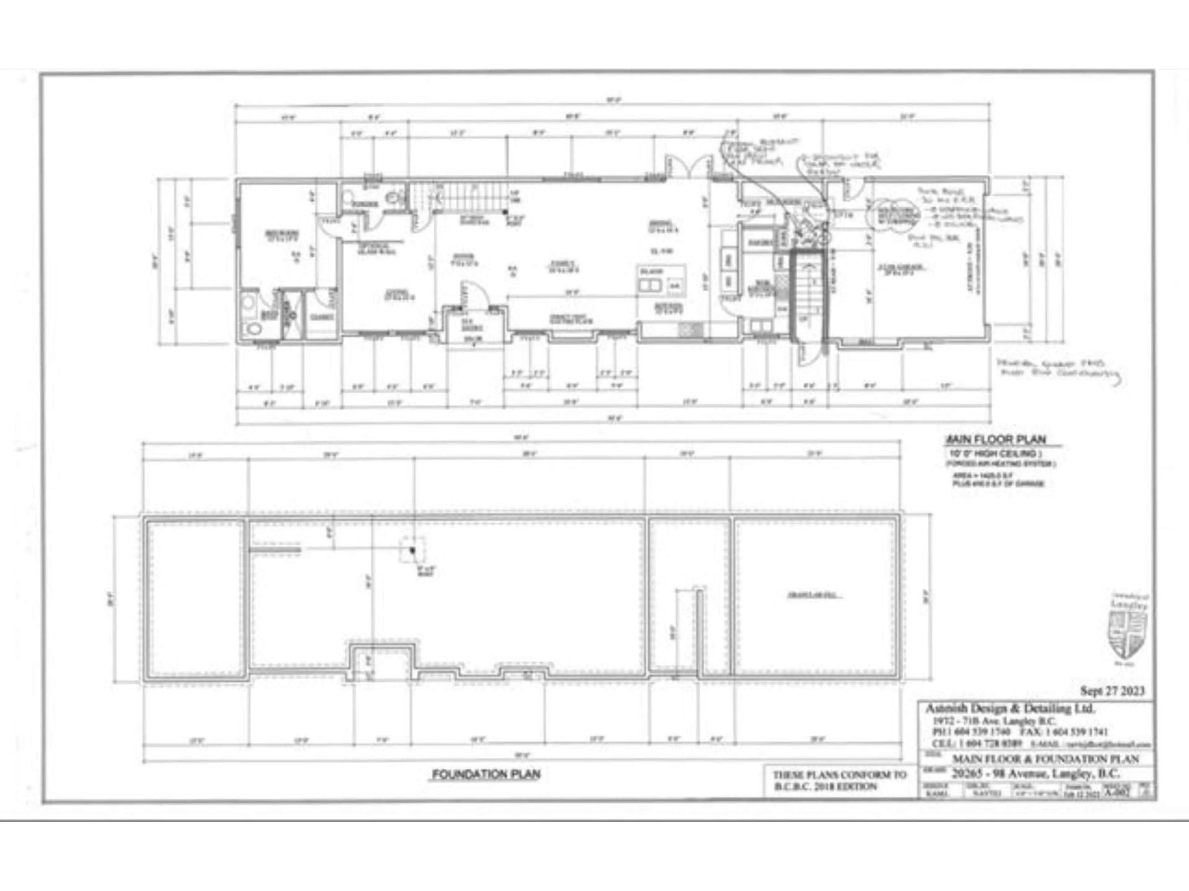 Floor plan for 20265 98, Langley British Columbia V1M3E4