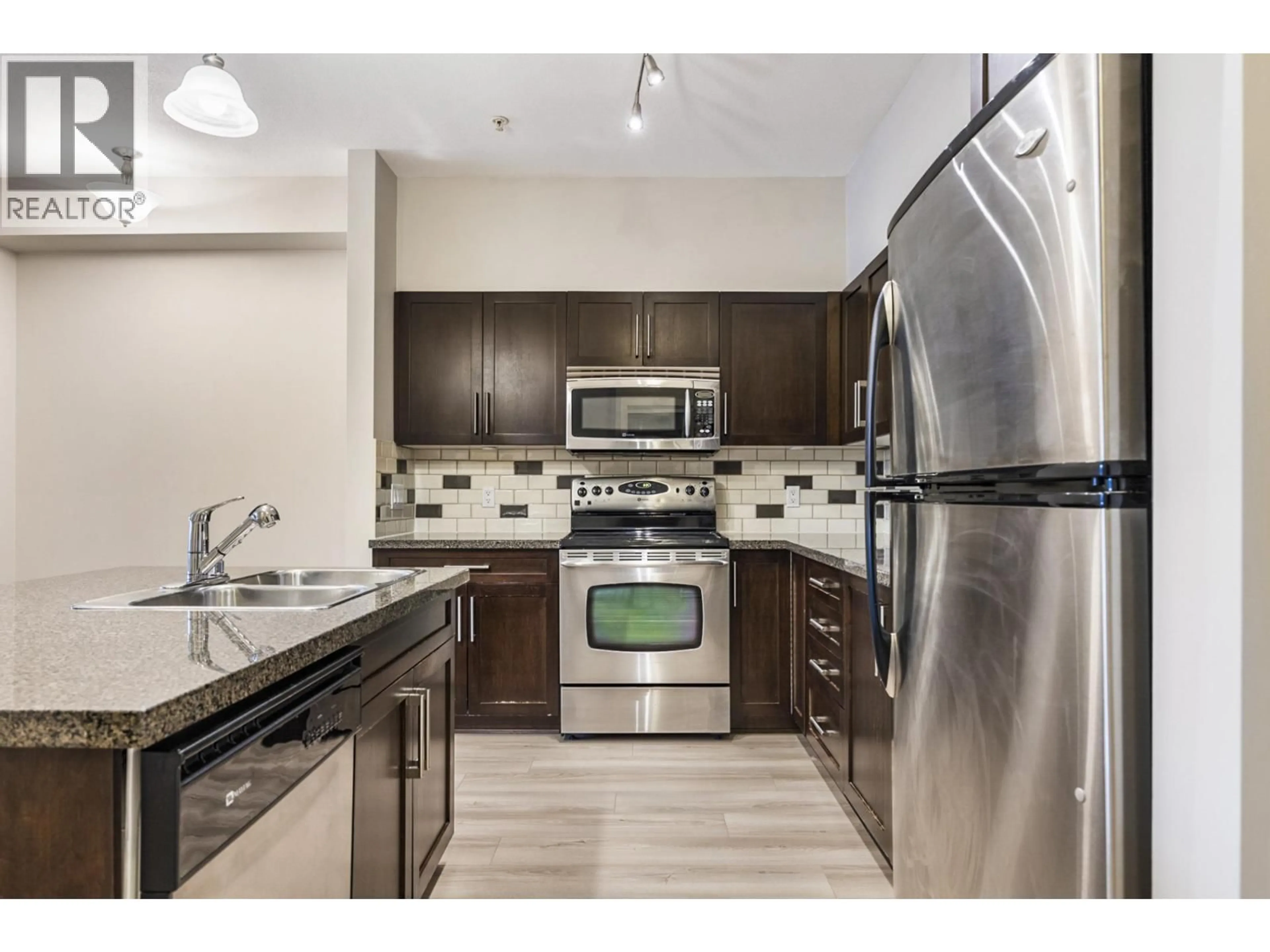 Standard kitchen, ceramic/tile floor for 302 - 2353 MARPOLE AVENUE, Port Coquitlam British Columbia V3C2A1