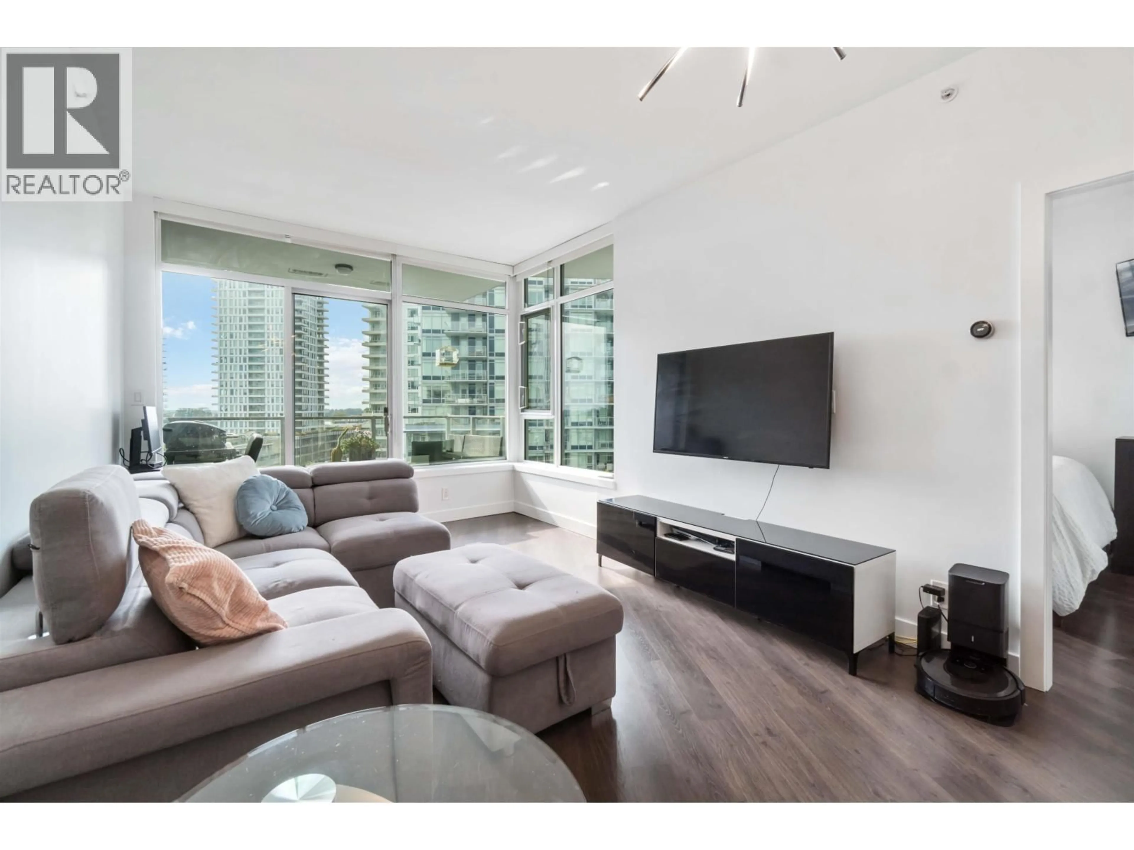 Living room with furniture, unknown for 1006 - 3557 SAWMILL CRESCENT, Vancouver British Columbia V5S0E2