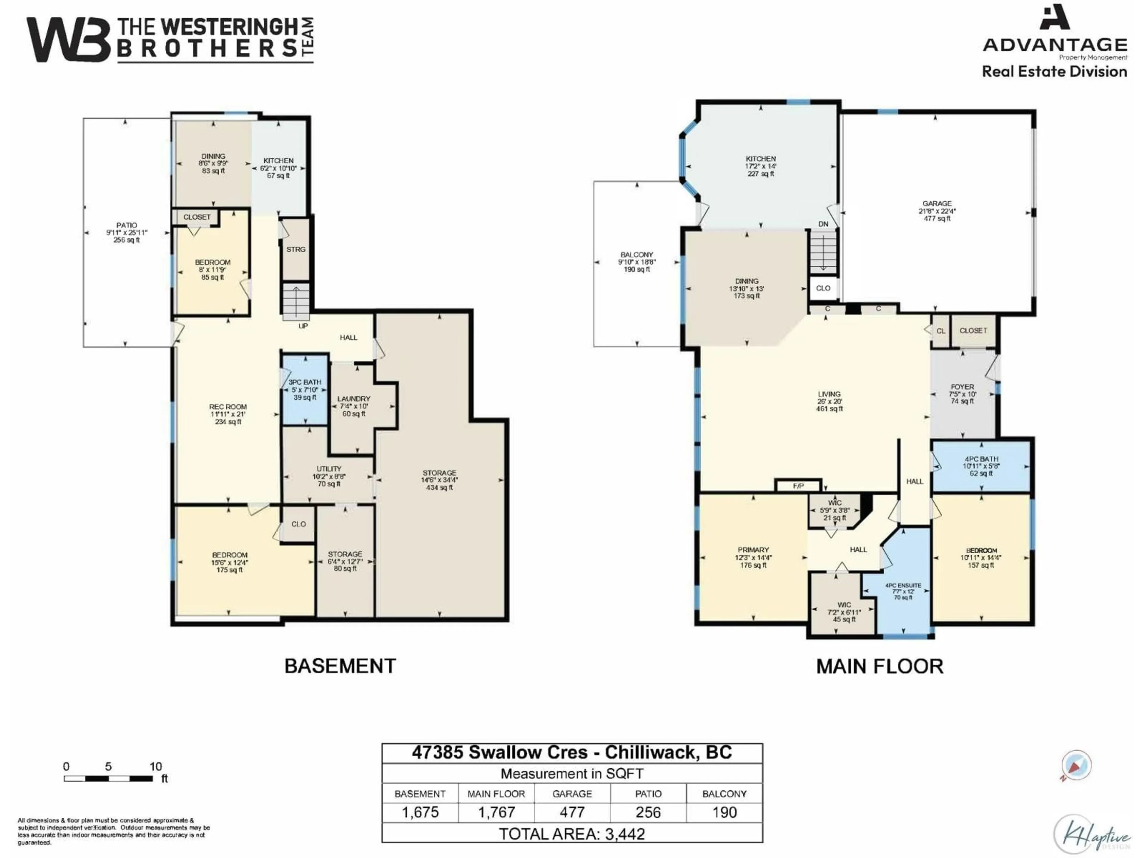 Floor plan for 47385 SWALLOW CRESCENT, Chilliwack British Columbia V2P7P8