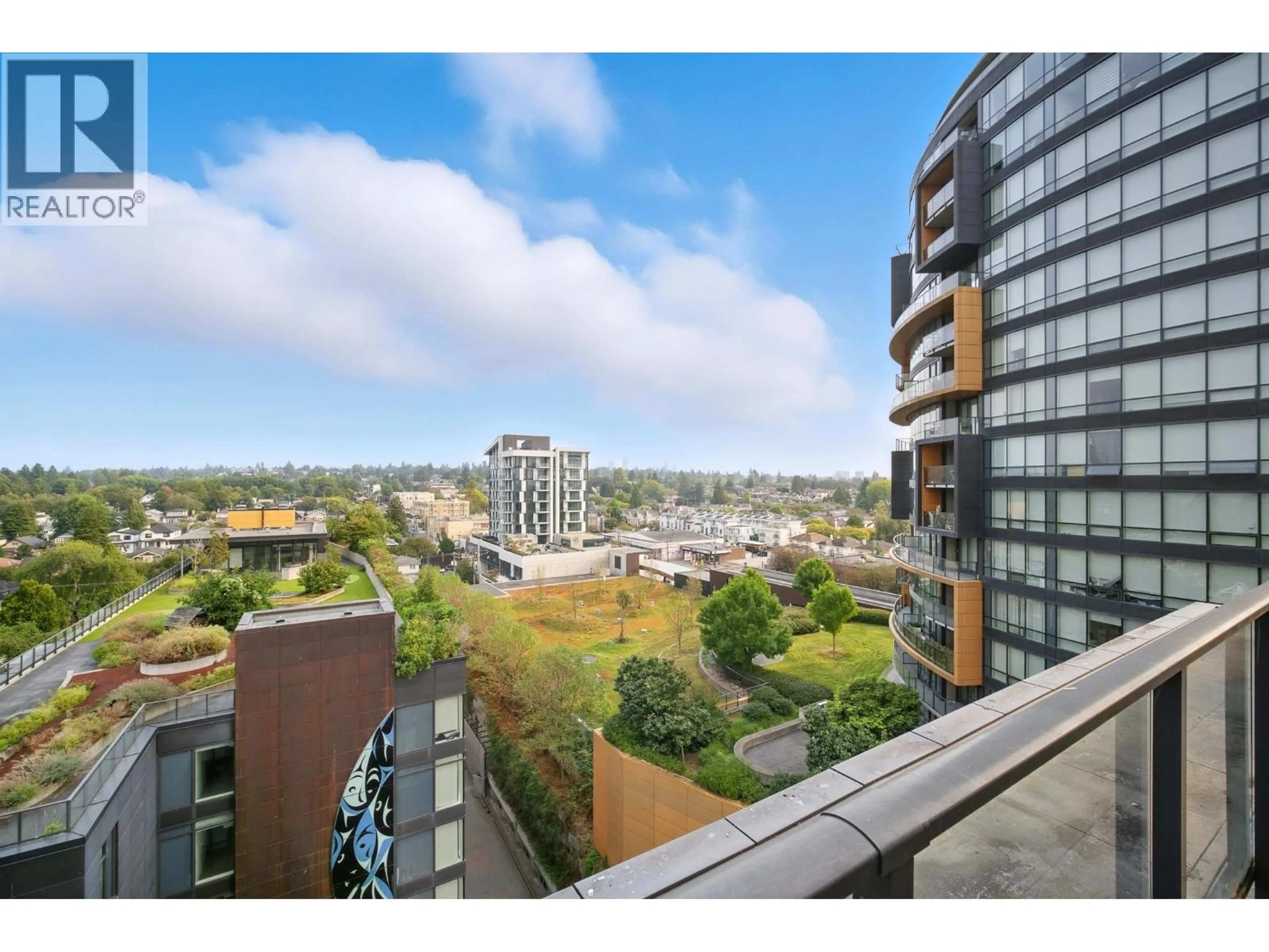 A pic from outside/outdoor area/front of a property/back of a property/a pic from drone, city buildings view from balcony for 1502 - 8588 CORNISH STREET, Vancouver British Columbia V6P0C1