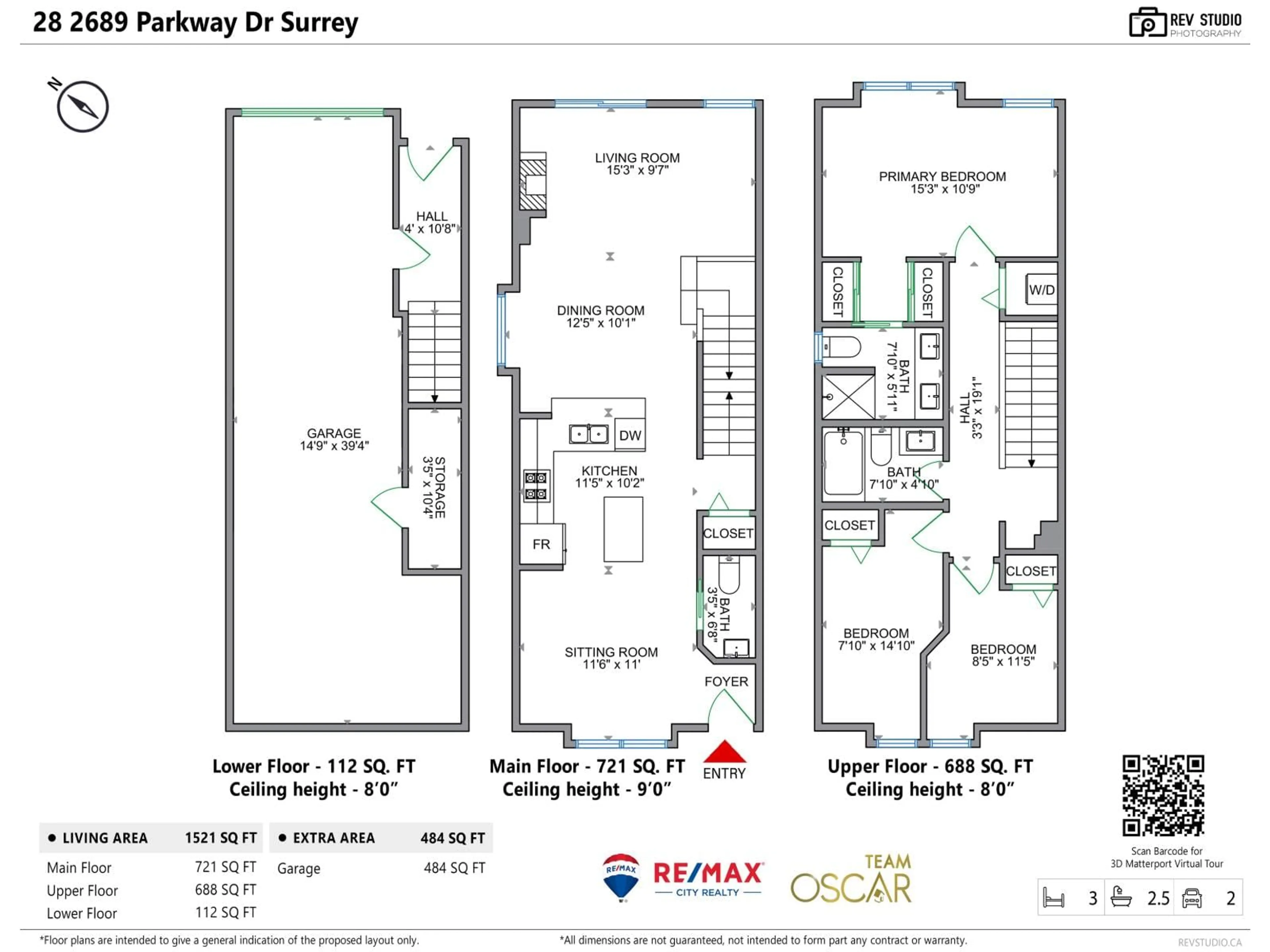 Floor plan for 28 - 2689 PARKWAY, Surrey British Columbia V4P0C3