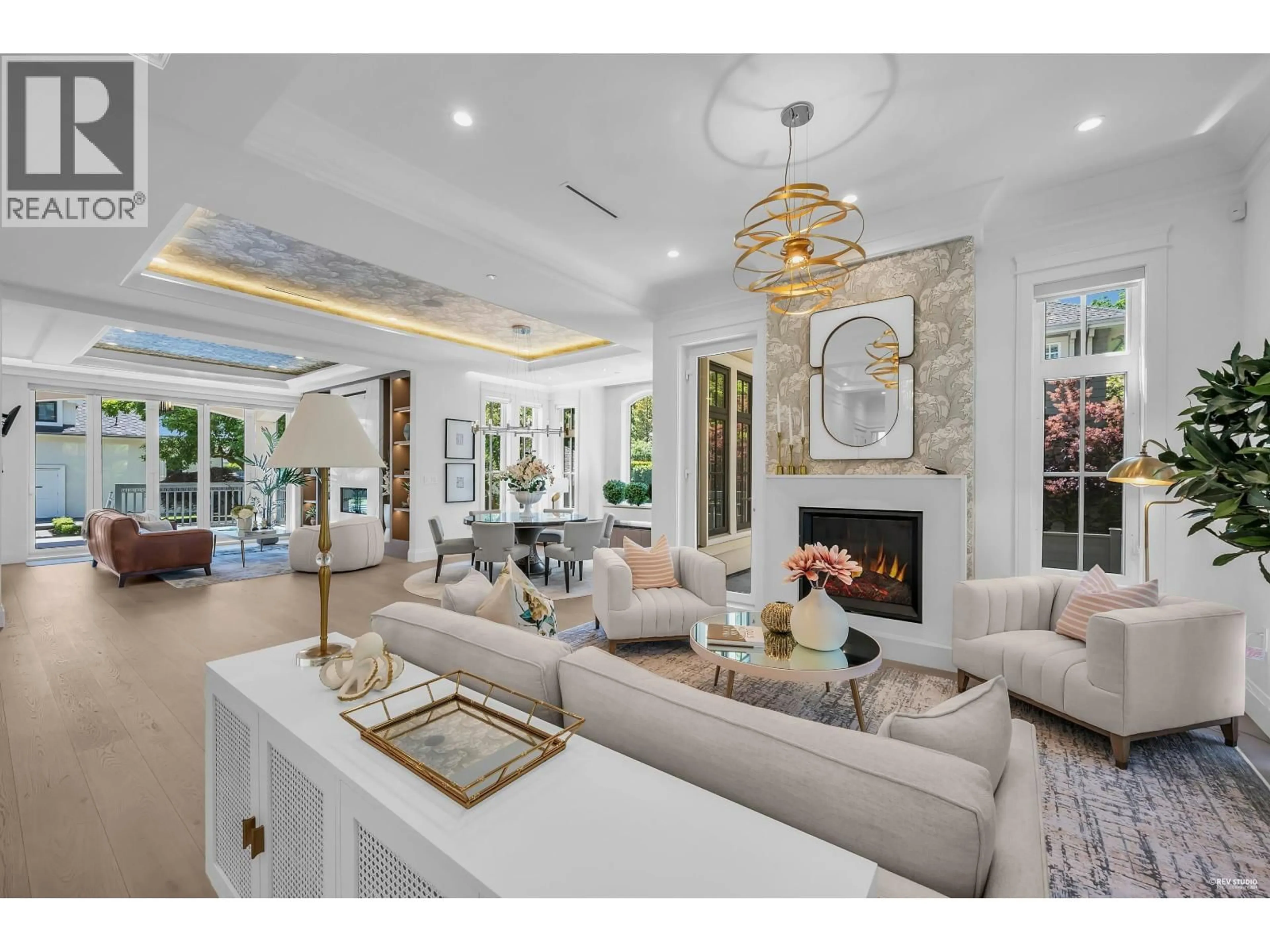 Living room with furniture, ceramic/tile floor for 6238 CHURCHILL STREET, Vancouver British Columbia V6M3H7
