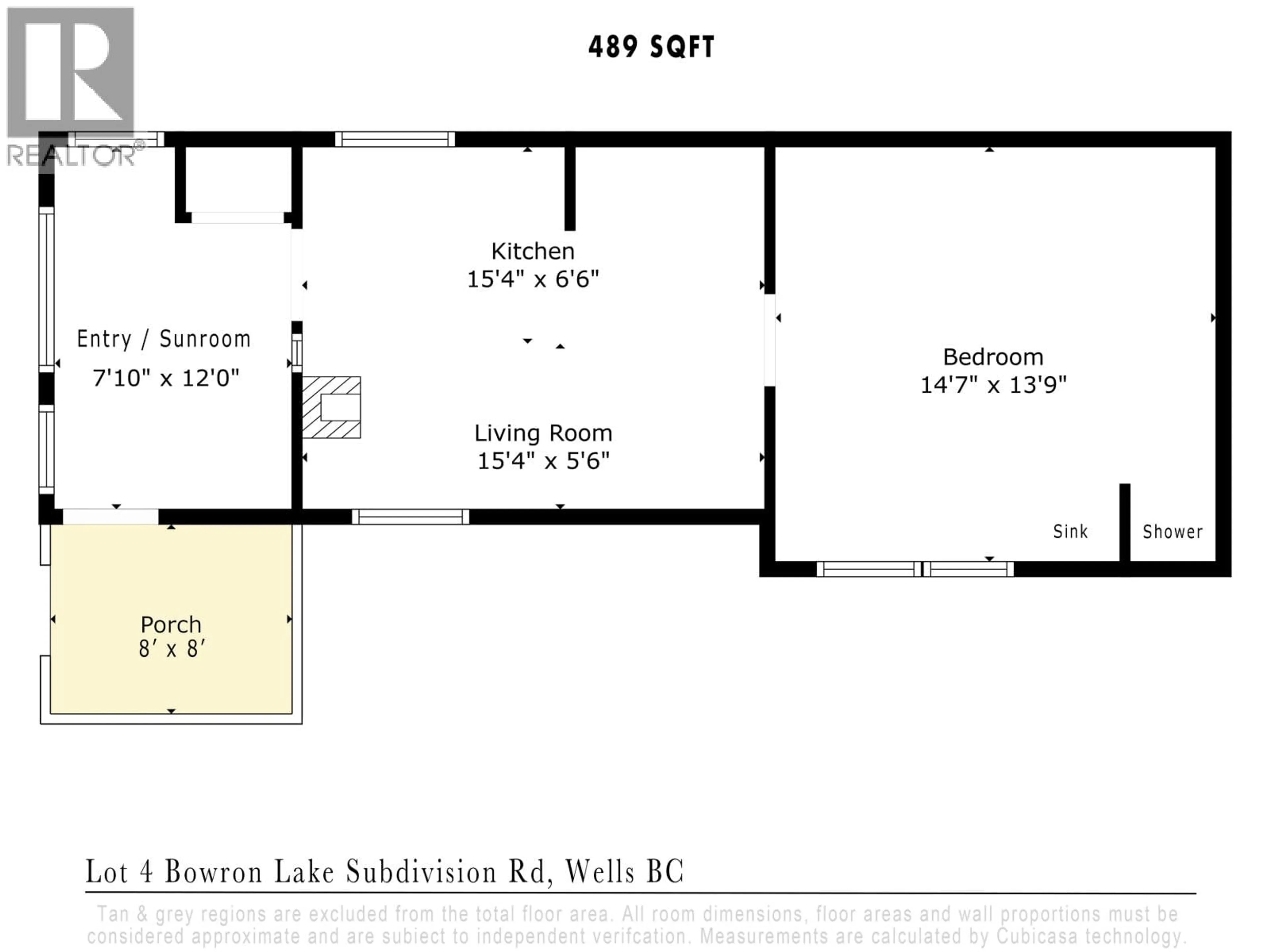 Floor plan for LOTS - 3, 4, 5 BOWRON LAKE ROAD, Wells British Columbia V0K1R0