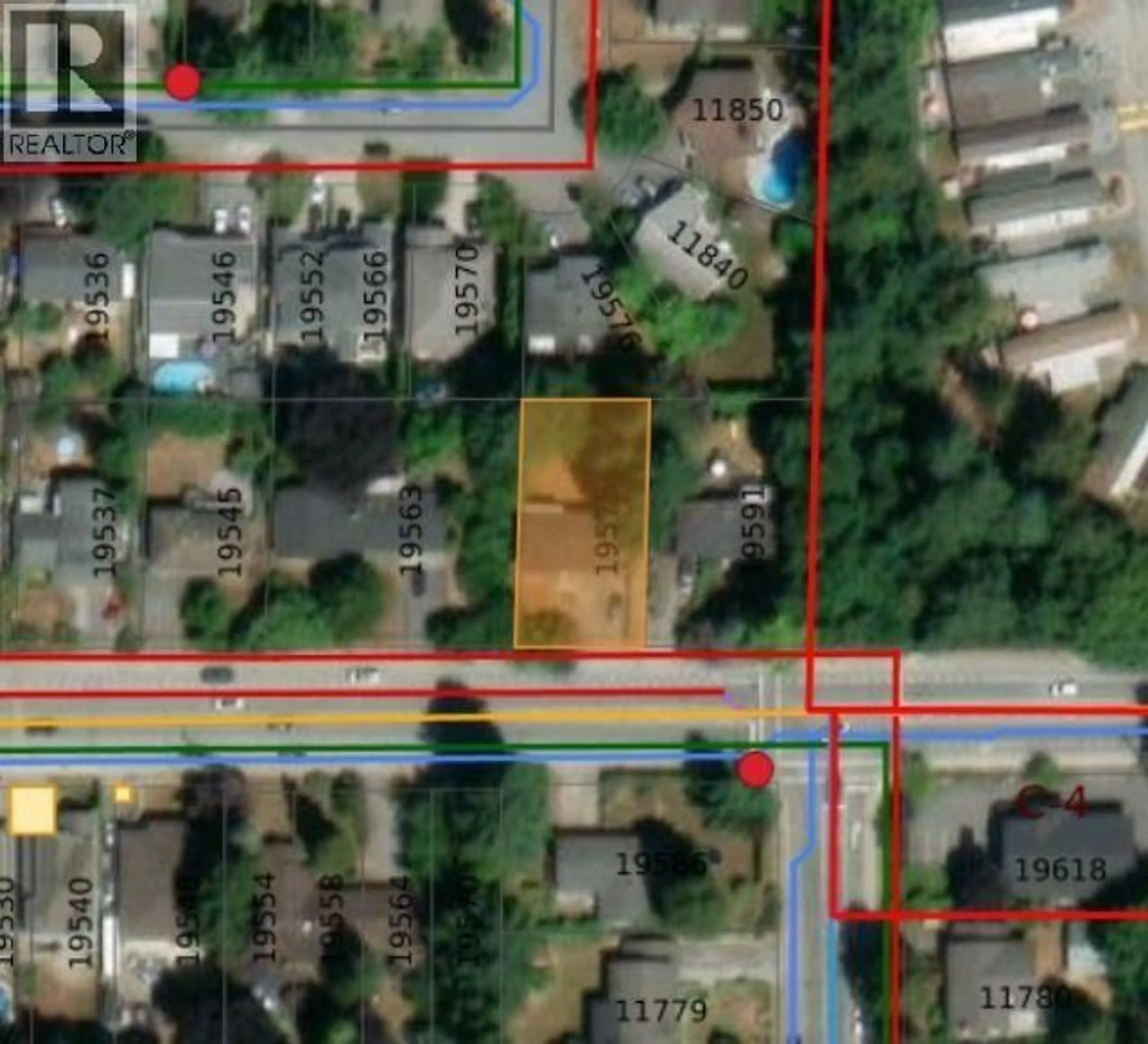 Picture of a map for 19575 HAMMOND ROAD, Pitt Meadows British Columbia V3Y1L5