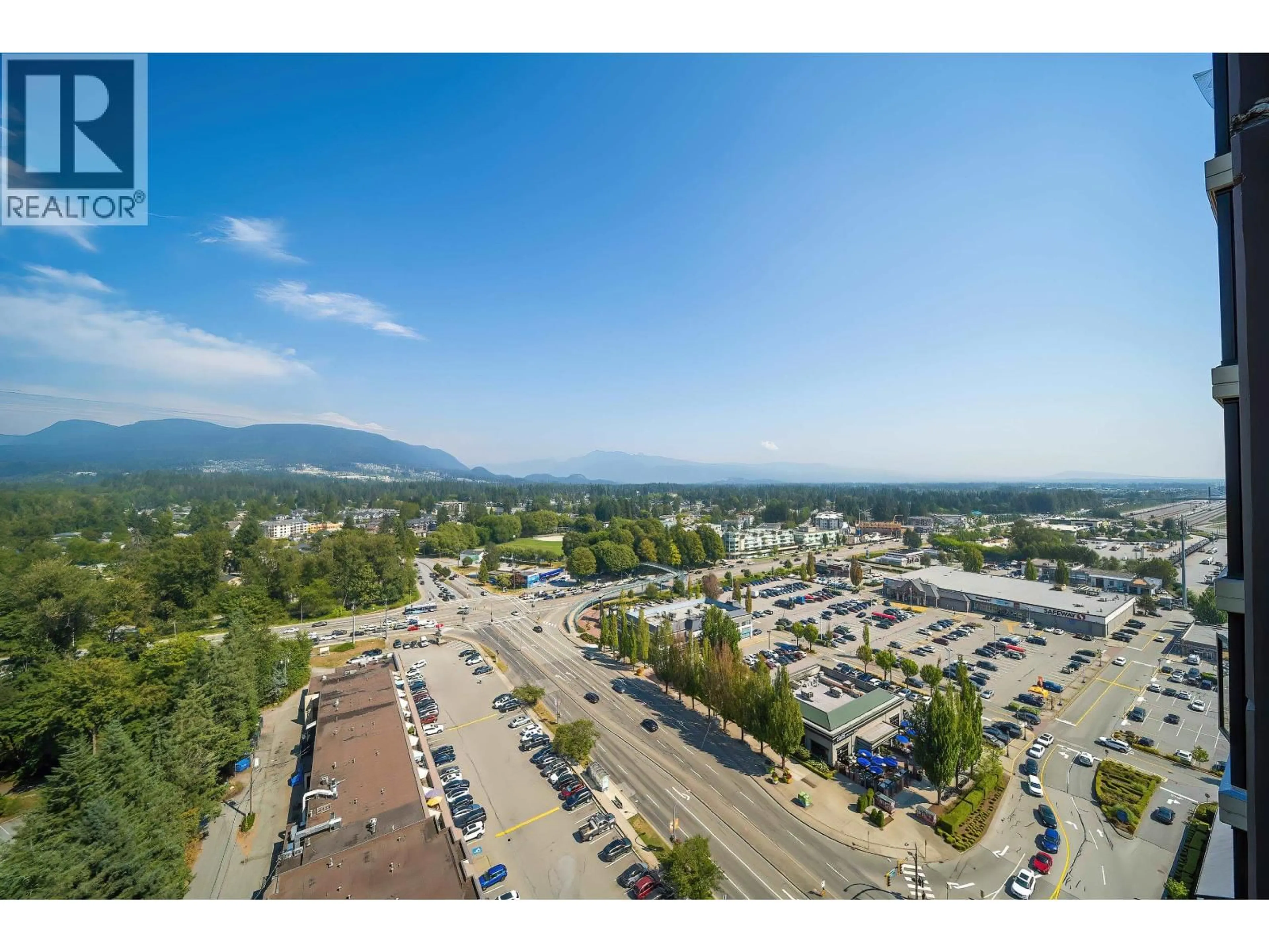 A pic from outside/outdoor area/front of a property/back of a property/a pic from drone, mountain view for 2203 - 2789 SHAUGHNESSY STREET, Port Coquitlam British Columbia V3C0C3