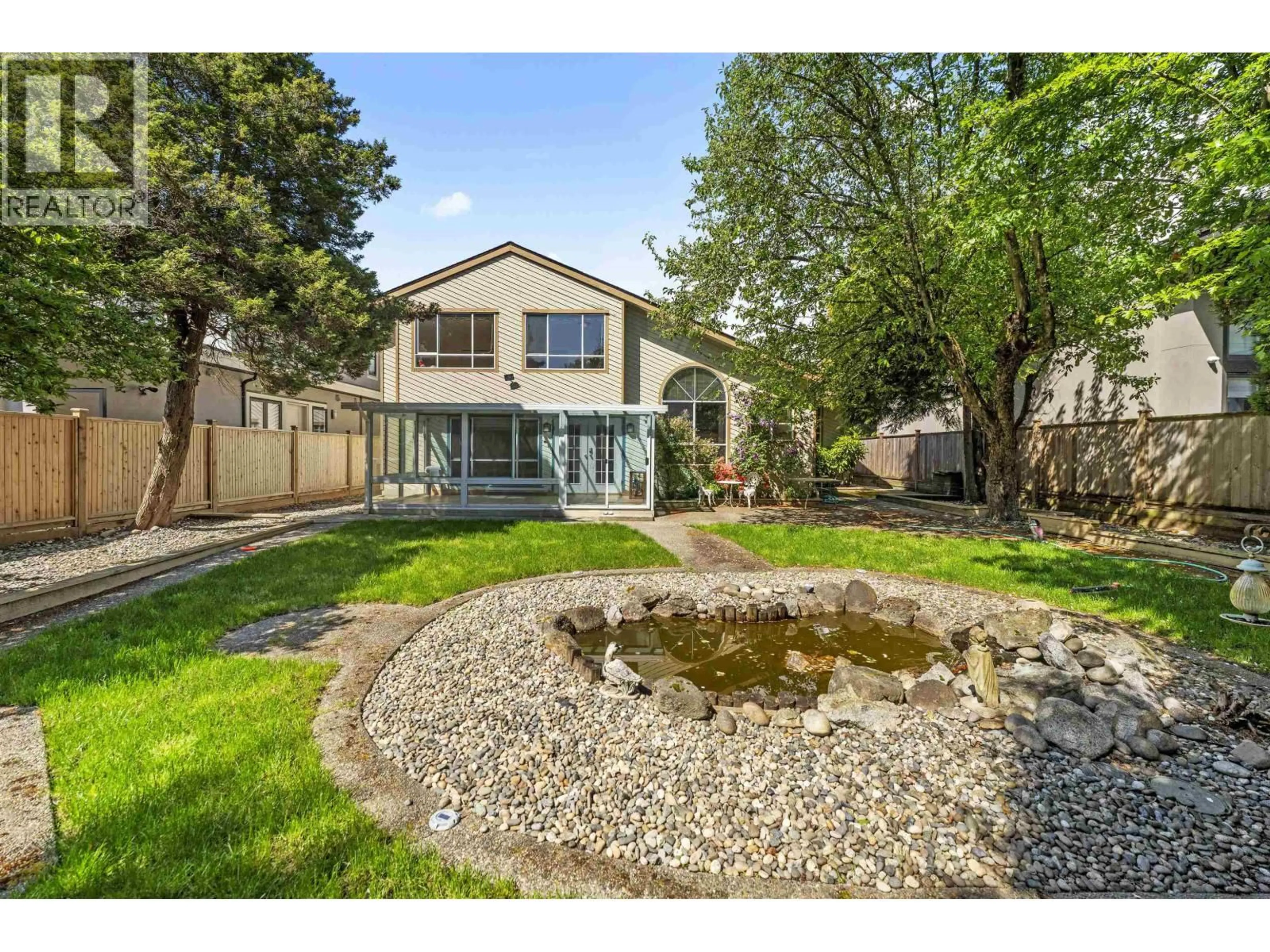 A pic from outside/outdoor area/front of a property/back of a property/a pic from drone, street for 8340 LUNEN ROAD, Richmond British Columbia V6Y2X2