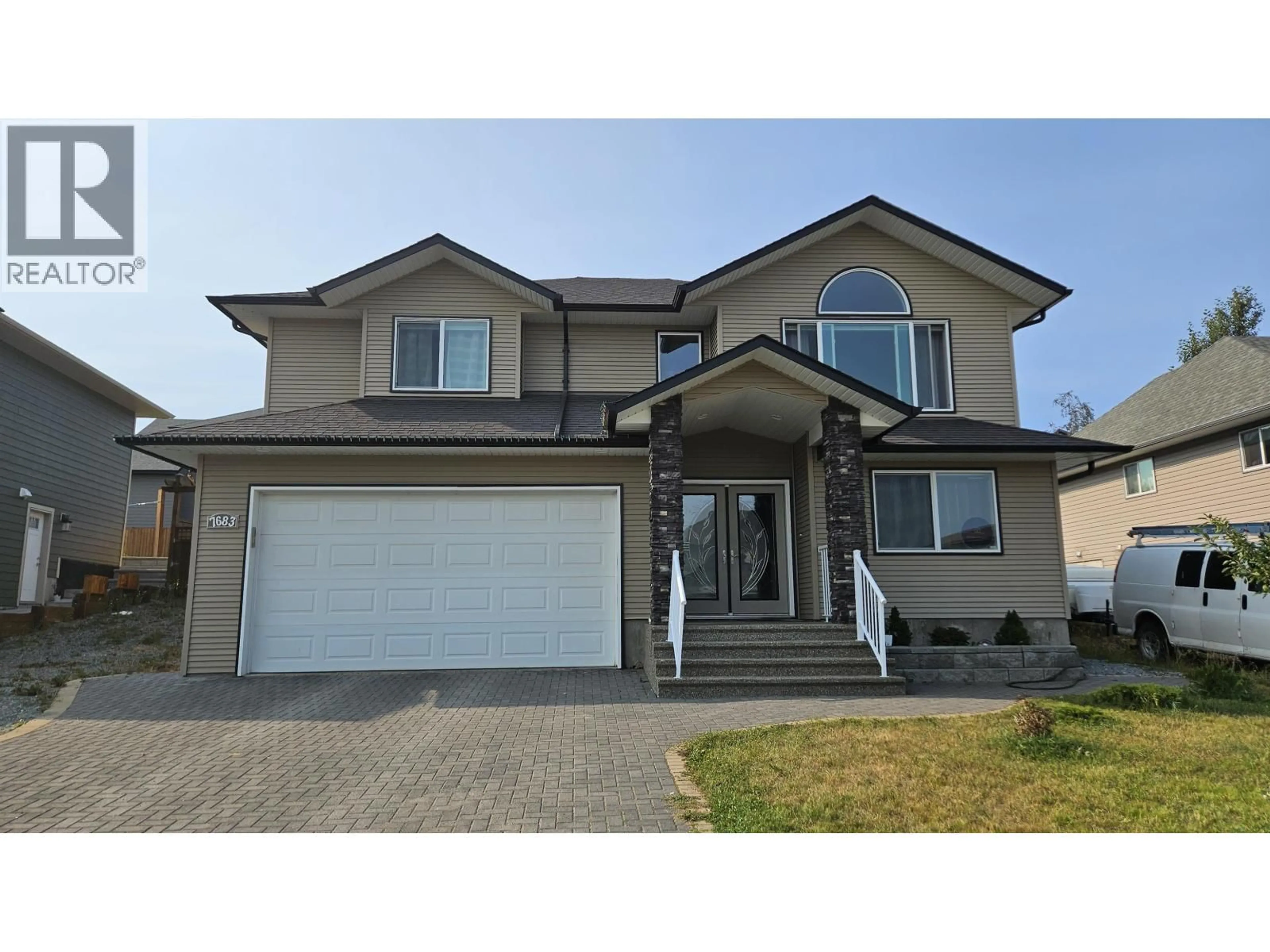 Home with vinyl exterior material, street for 7683 EASTVIEW STREET, Prince George British Columbia V2N6X9