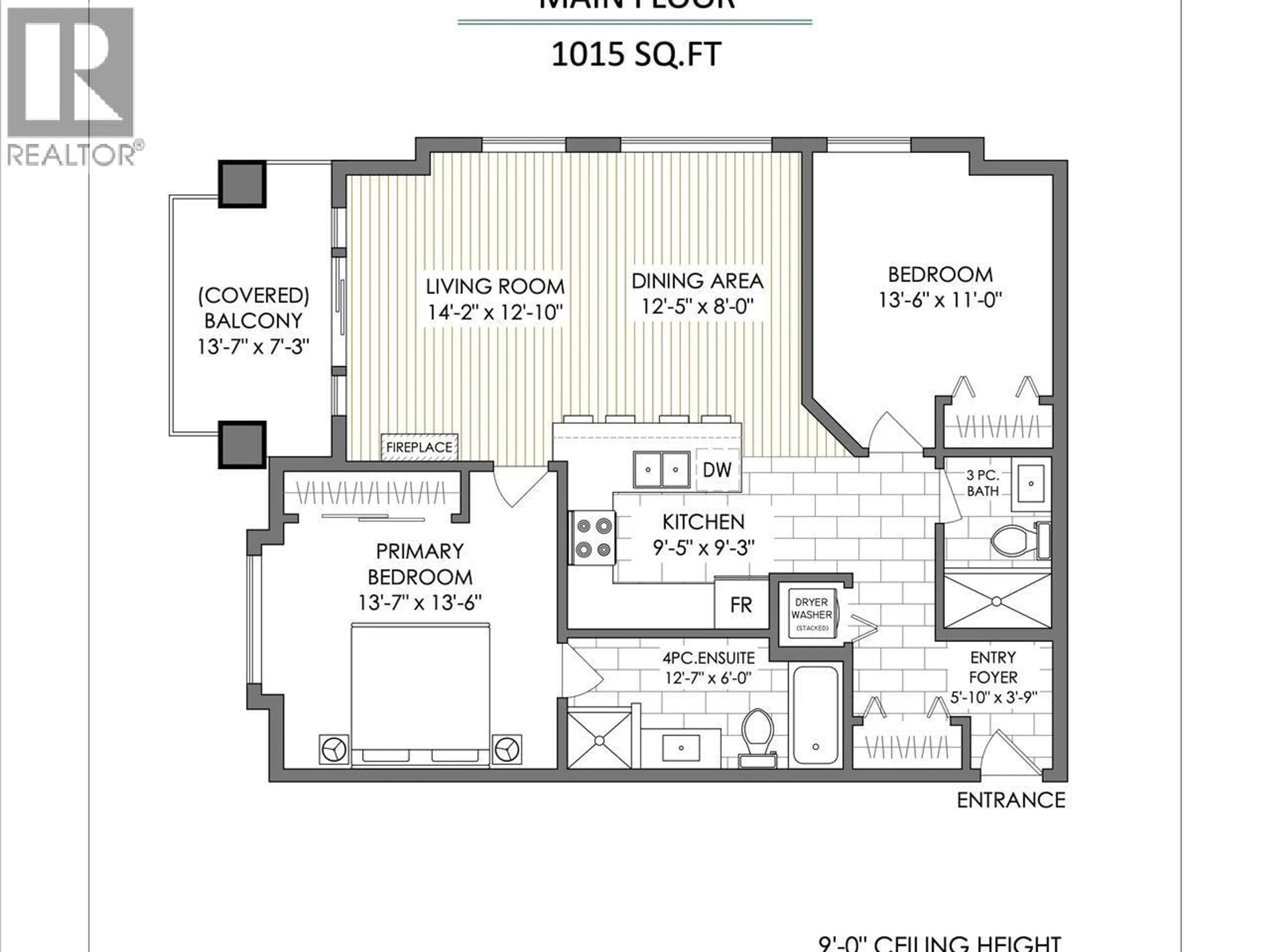 Floor plan for 317 - 2477 KELLY AVENUE, Port Coquitlam British Columbia V3C0B3