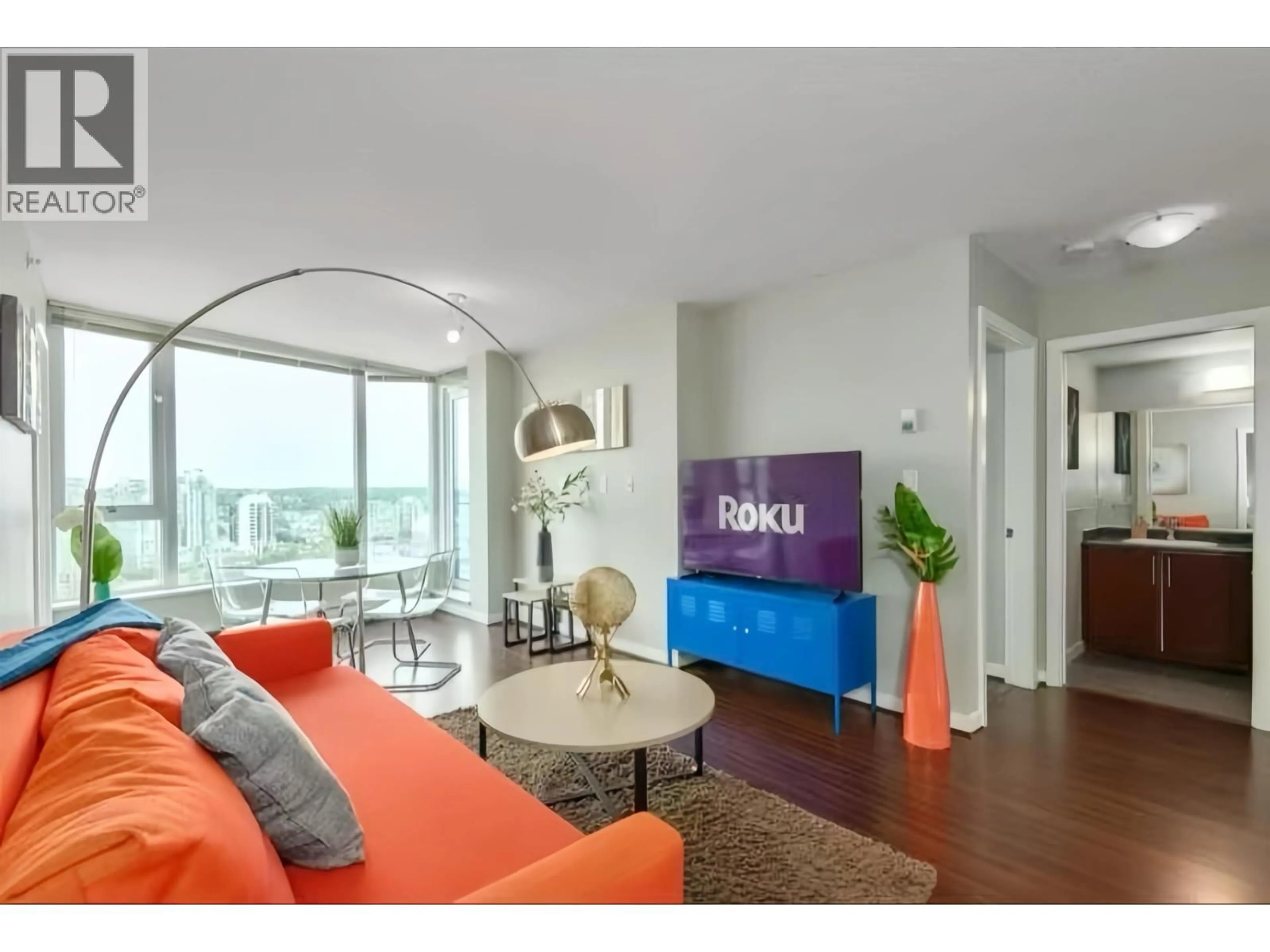 Living room with furniture, unknown for 2901 - 688 ABBOTT STREET, Vancouver British Columbia V6B0B9