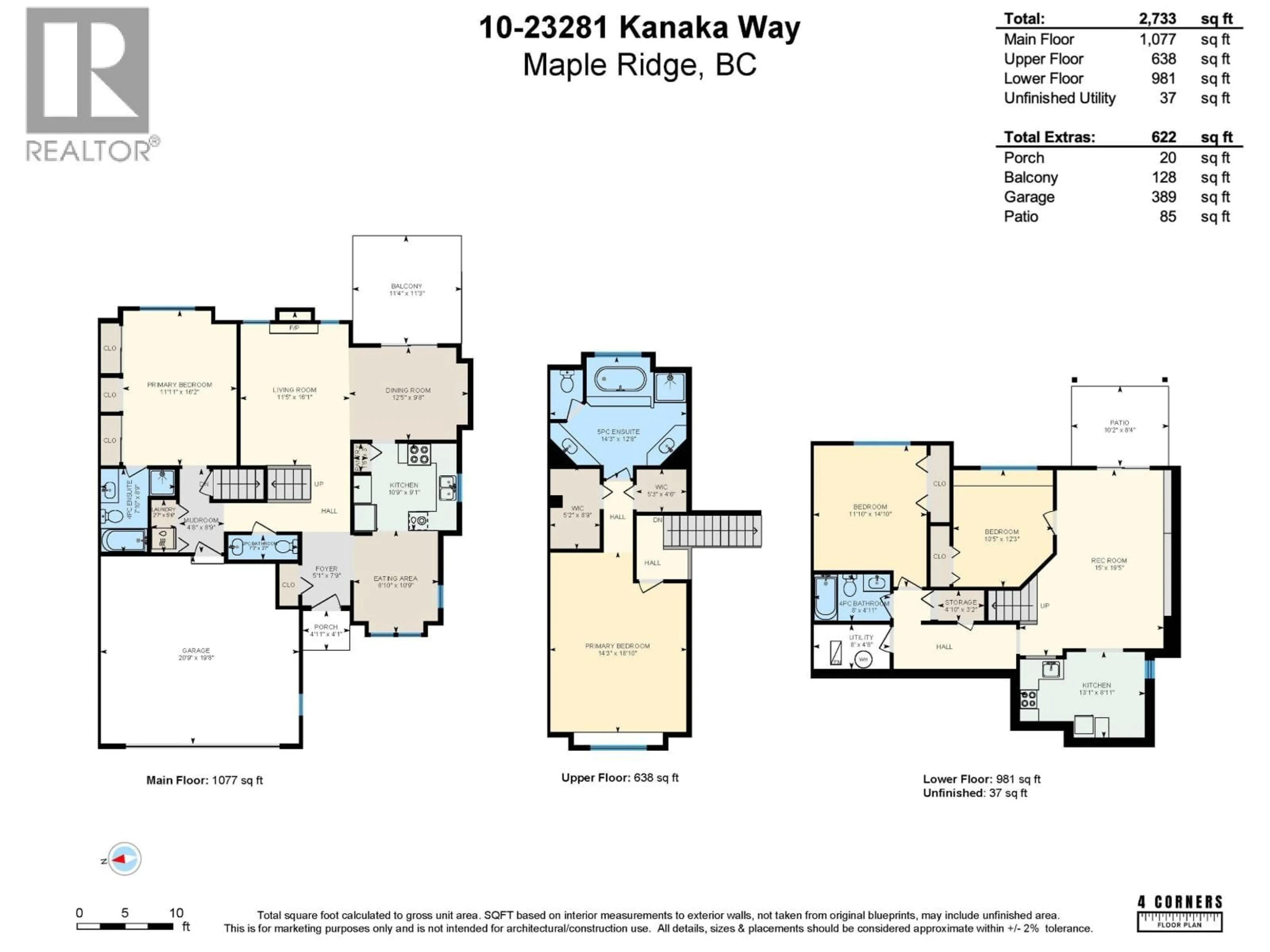 Floor plan for 10 - 23281 KANAKA WAY, Maple Ridge British Columbia V2W1Z2