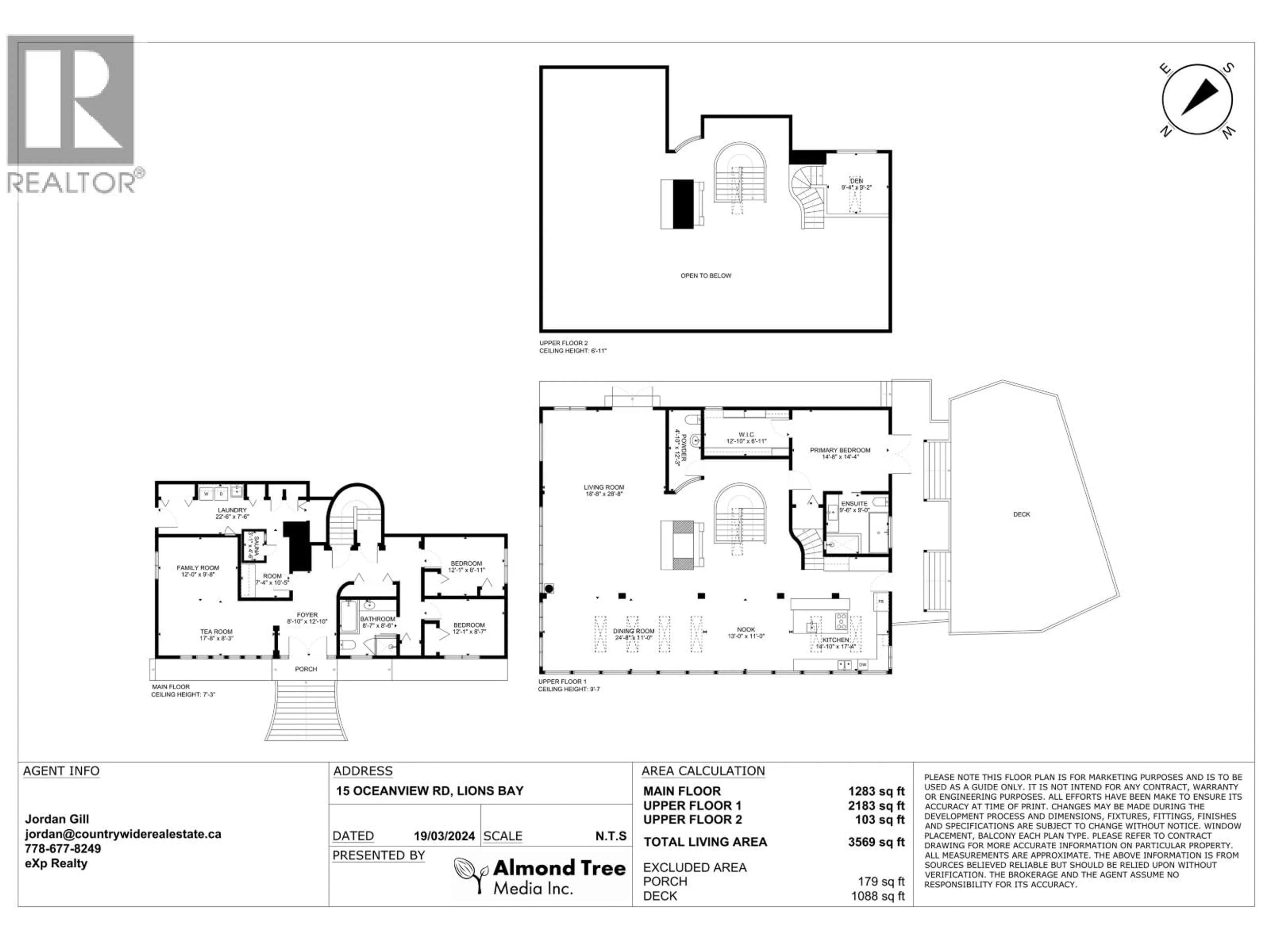 Floor plan for 15 OCEANVIEW ROAD, Lions Bay British Columbia V0N2E0