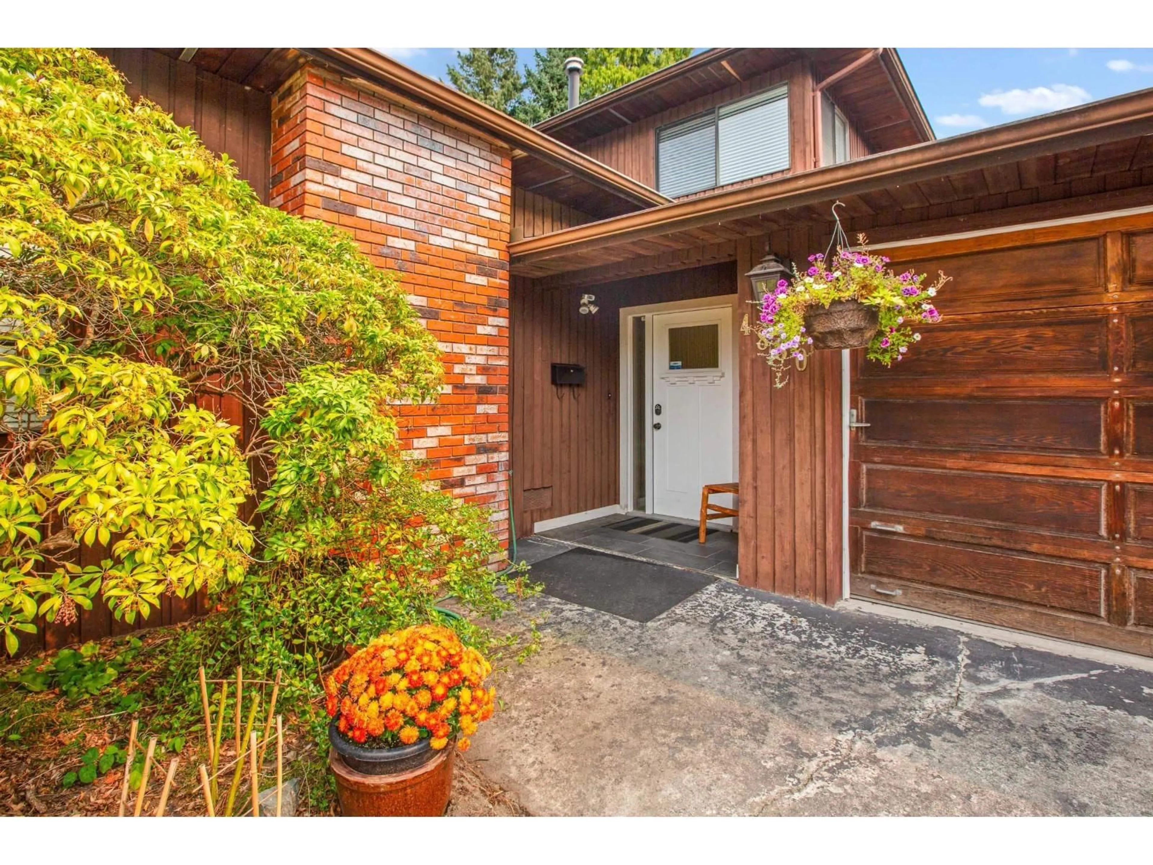 Home with brick exterior material, street for 4880 200, Langley British Columbia V3A1L5