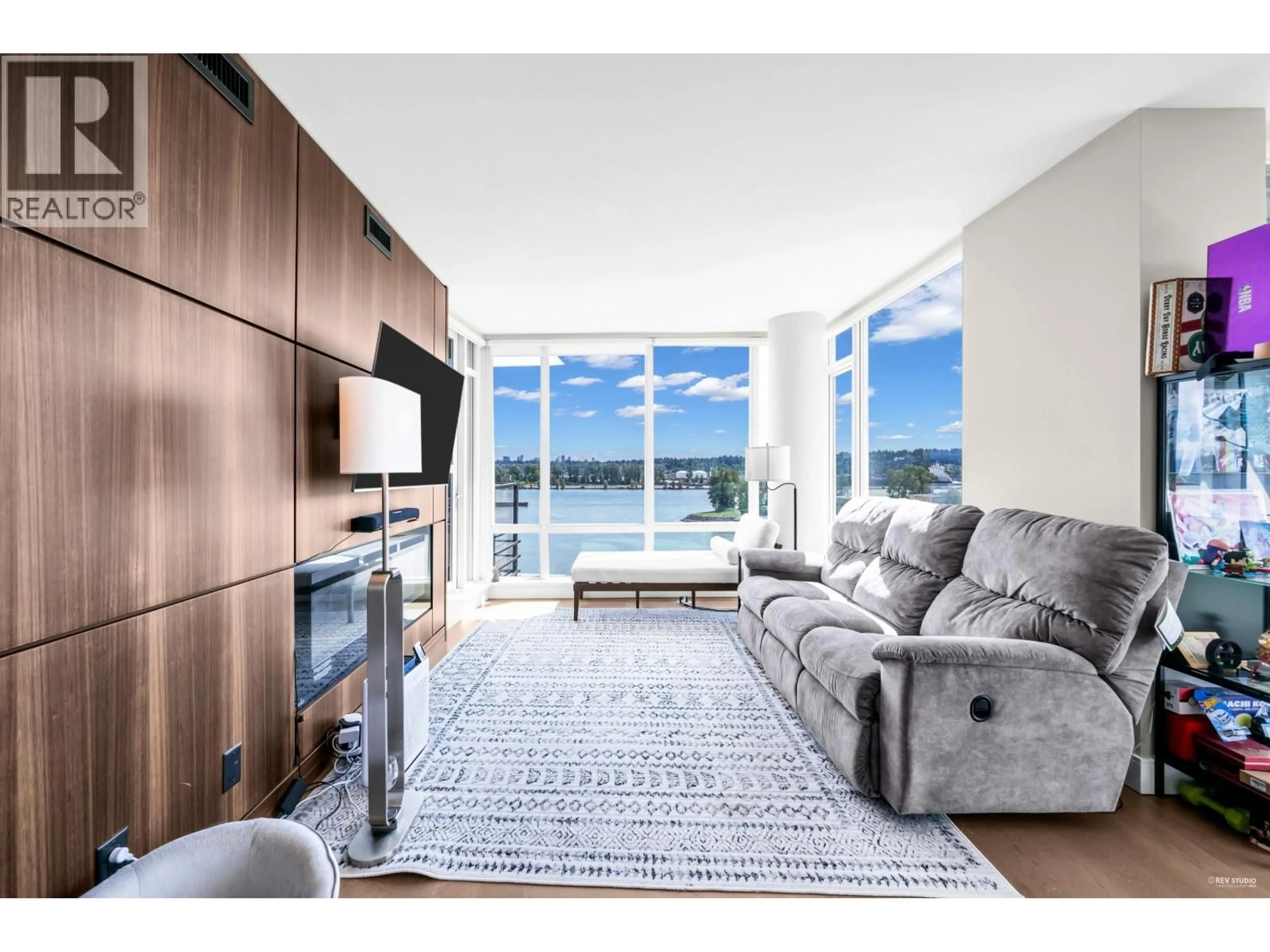 Living room with furniture, unknown for 808 - 210 SALTER STREET, New Westminster British Columbia V3M0J9