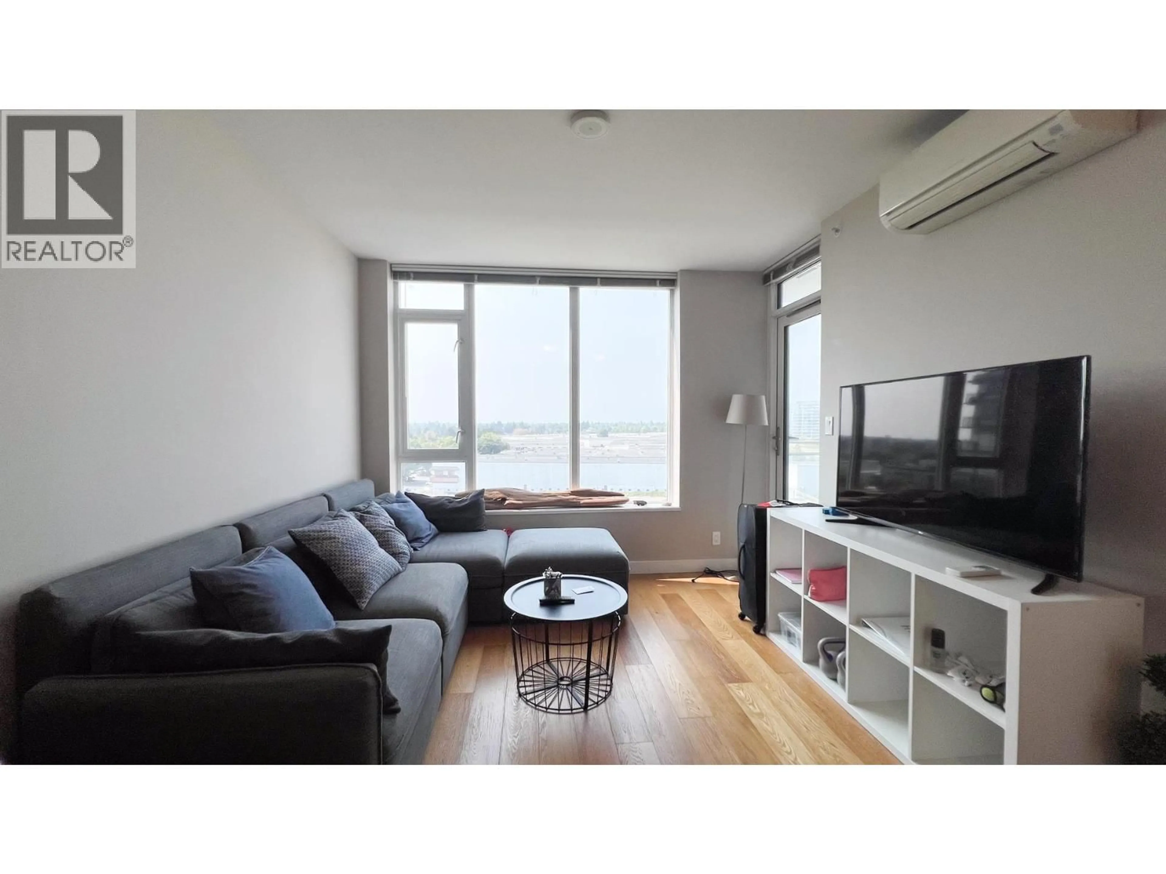 Living room with furniture, wood/laminate floor for 901 - 6200 RIVER ROAD, Richmond British Columbia V7C4N1