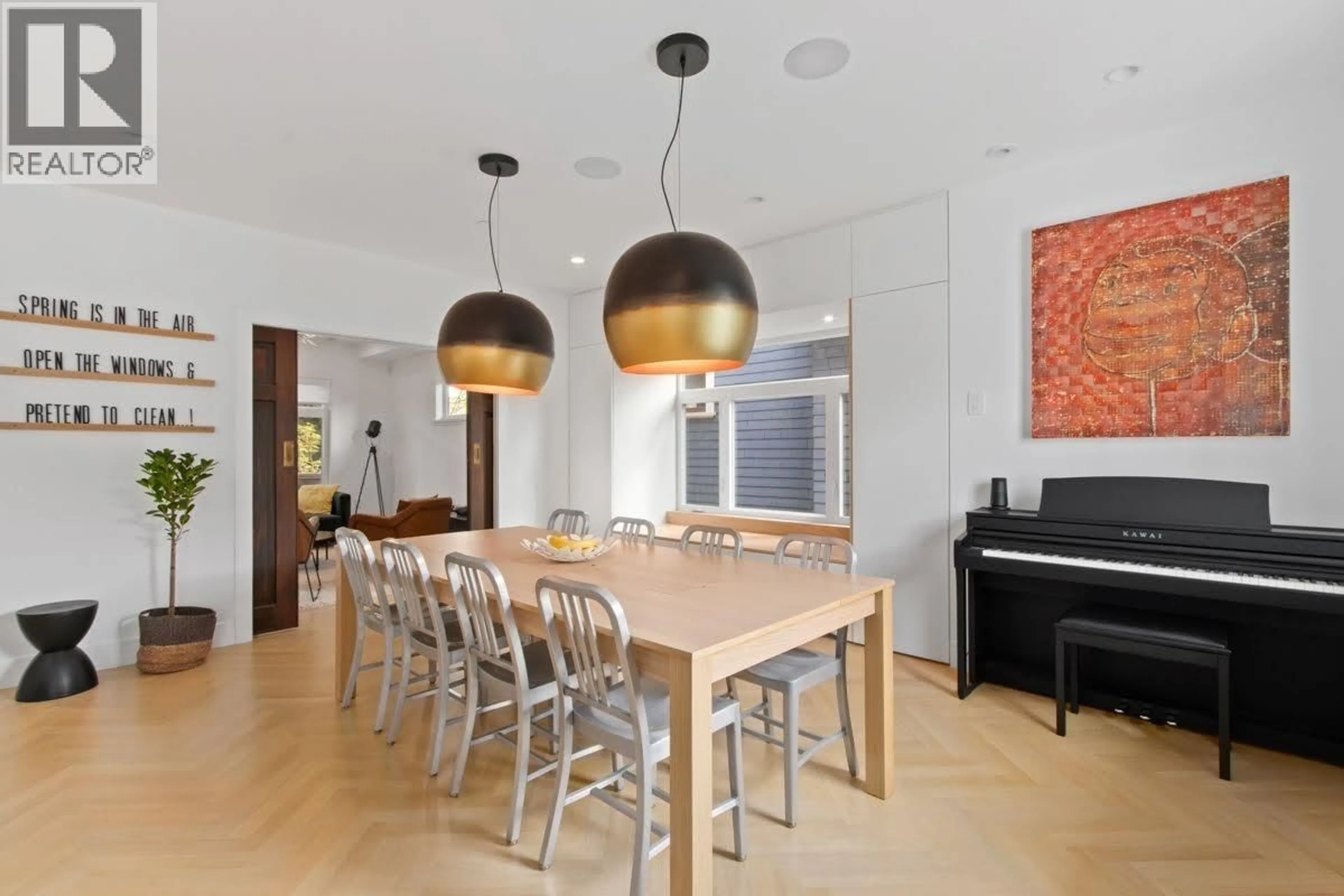 Dining room, wood/laminate floor for 4447 QUEBEC STREET, Vancouver British Columbia V5V3L6