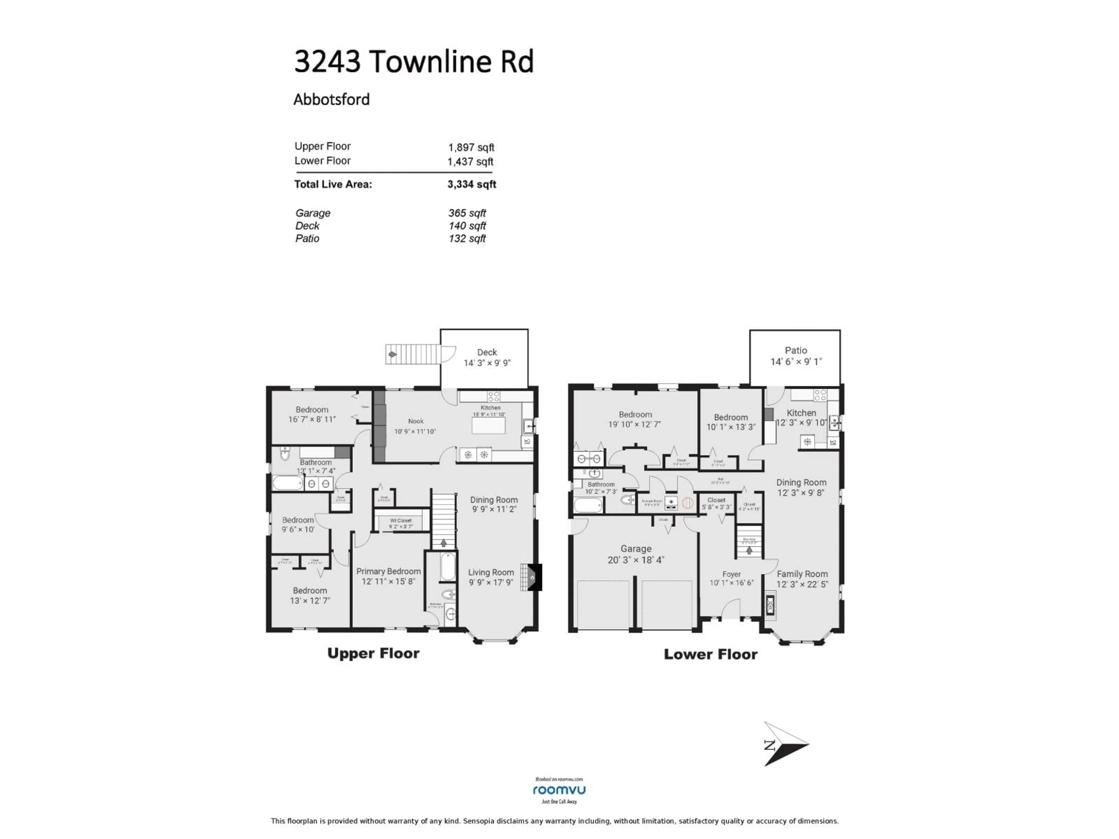 Floor plan for 3243 TOWNLINE, Abbotsford British Columbia V2T5J2