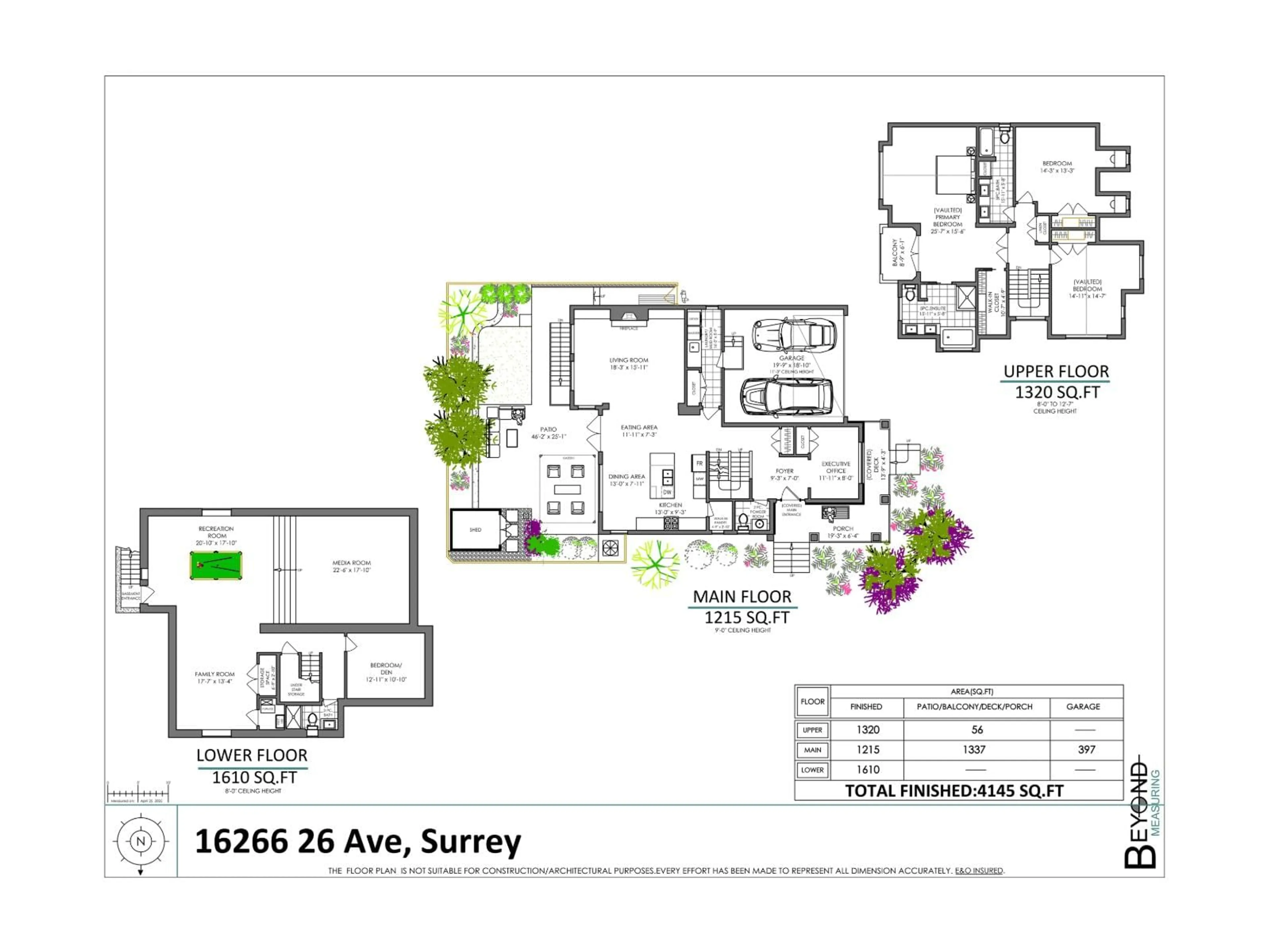 Floor plan for 16266 26, Surrey British Columbia V3Z6Z3