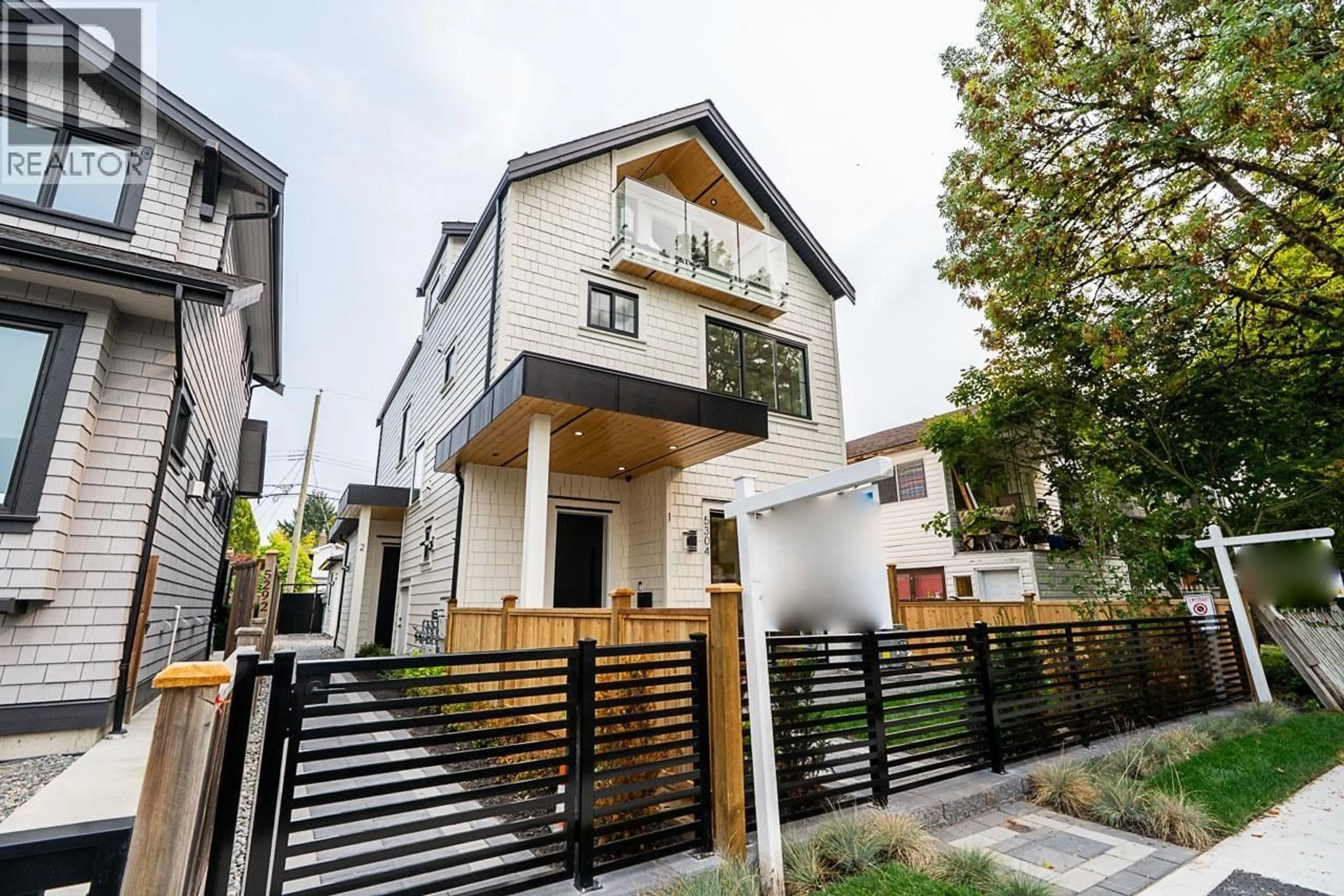 Home with brick exterior material, street for 1 - 5304 ELGIN STREET, Vancouver British Columbia V5W3J8