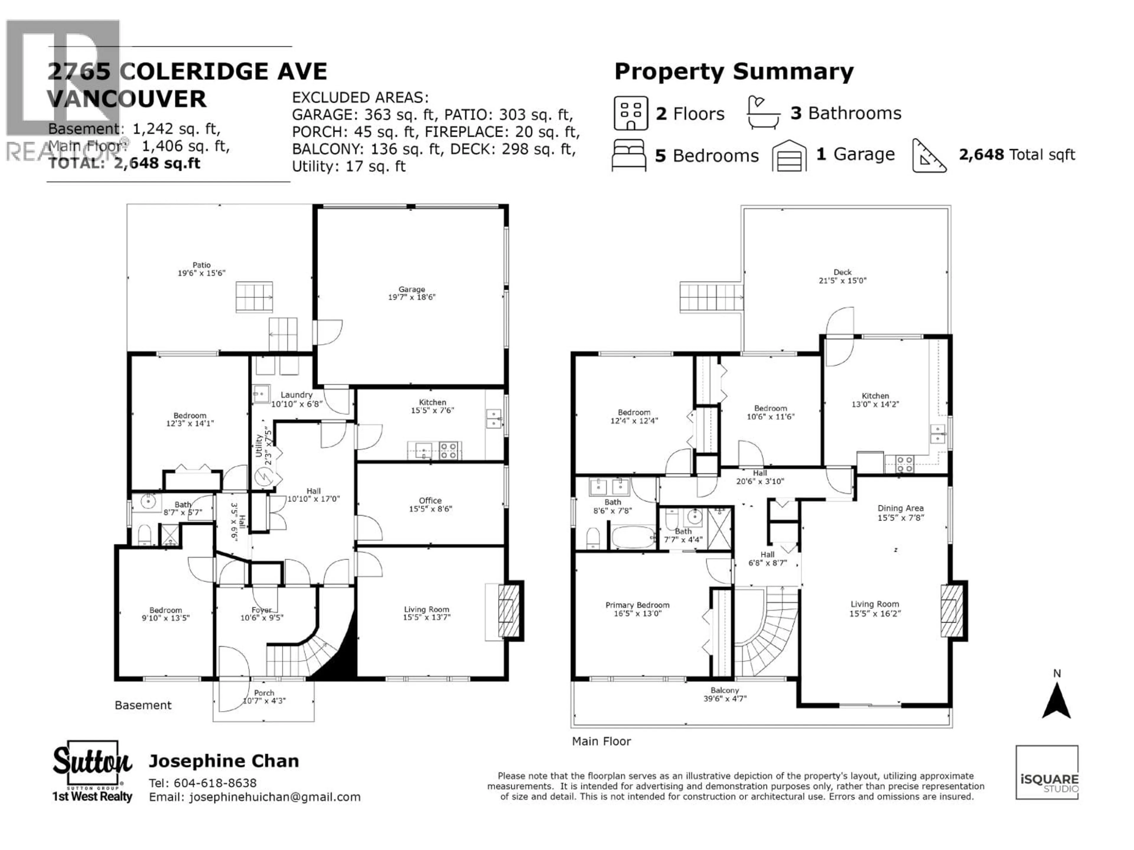 Floor plan for 2765 COLERIDGE AVENUE, Vancouver British Columbia V5S3A4