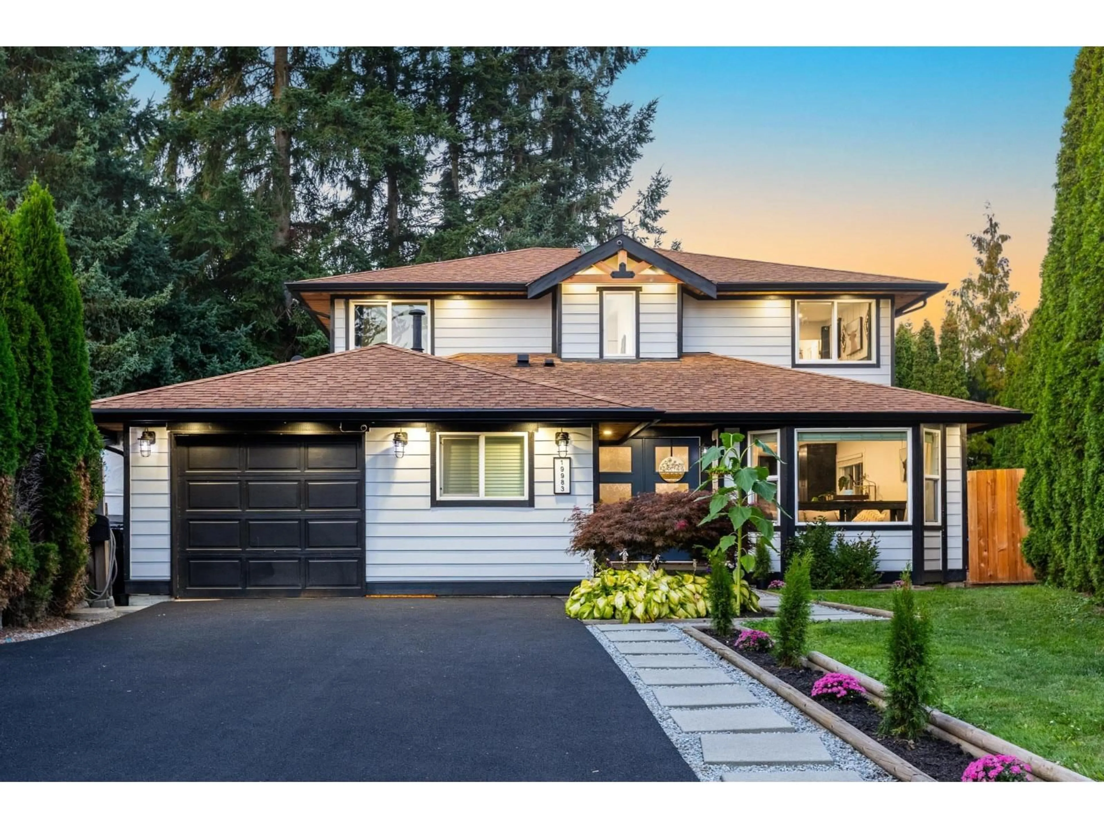 Home with vinyl exterior material, street for 19983 48A, Langley British Columbia V3A6Y1