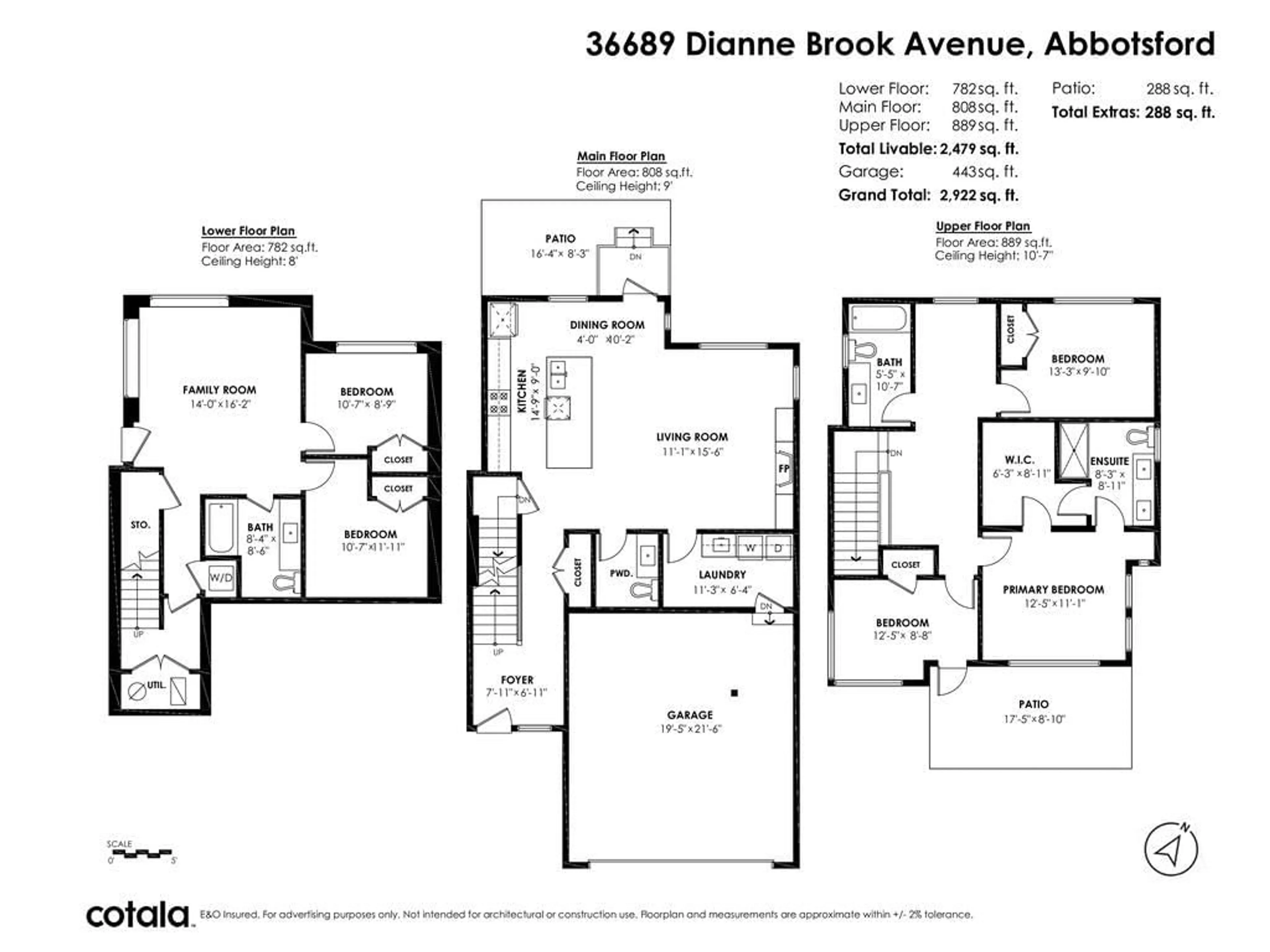 Floor plan for 36689 DIANNE BROOK, Abbotsford British Columbia V3G0H4