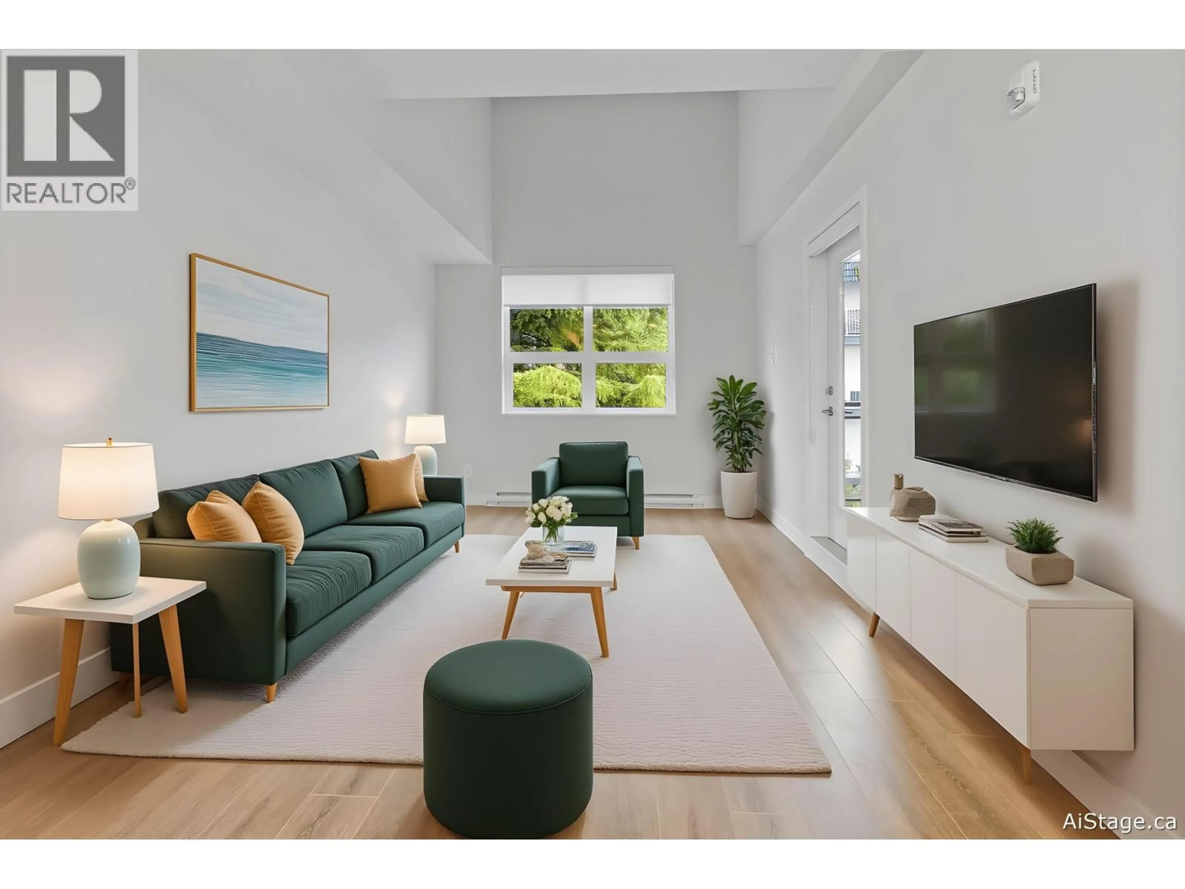 Living room with furniture, unknown for 410 - 5535 HASTINGS STREET, Burnaby British Columbia V5B1R2