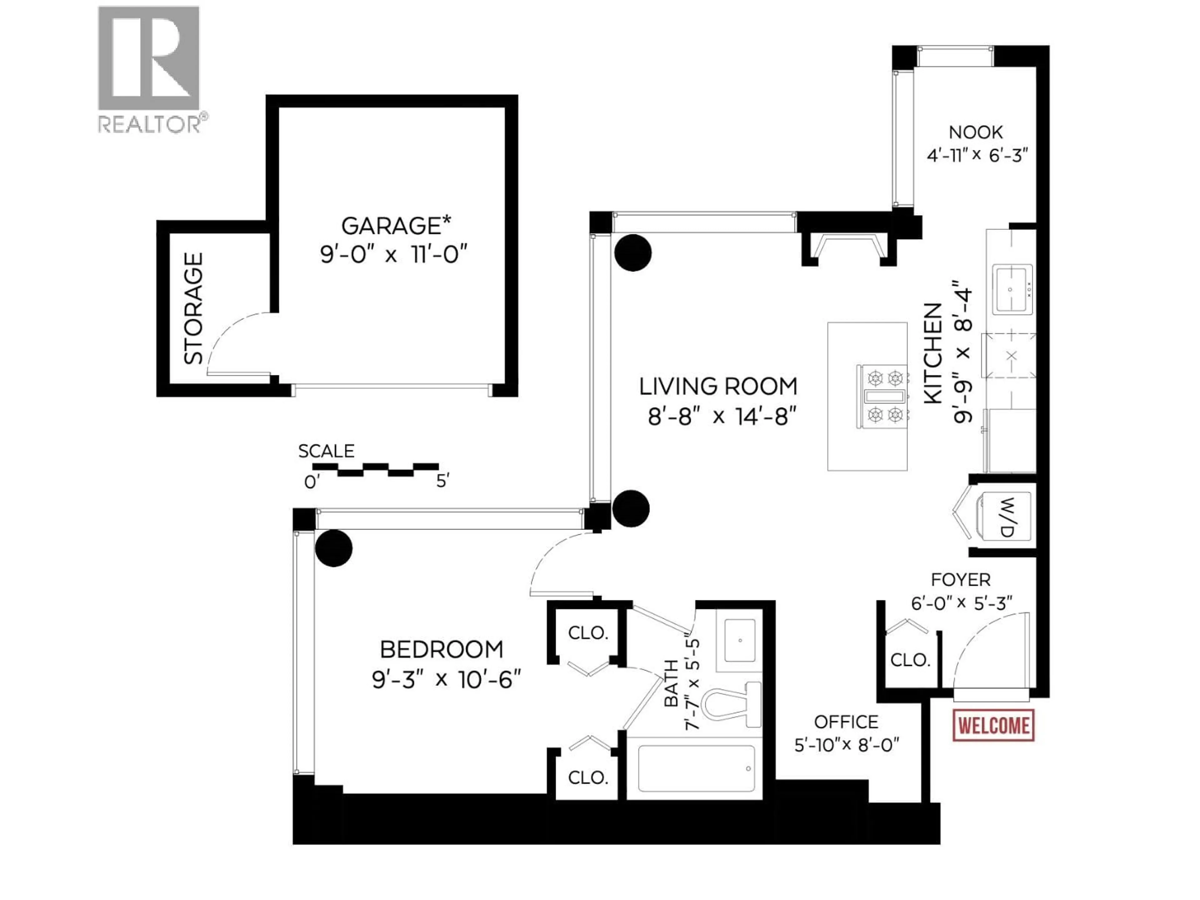 Floor plan for 1201 - 1723 ALBERNI STREET, Vancouver British Columbia V6G3G9