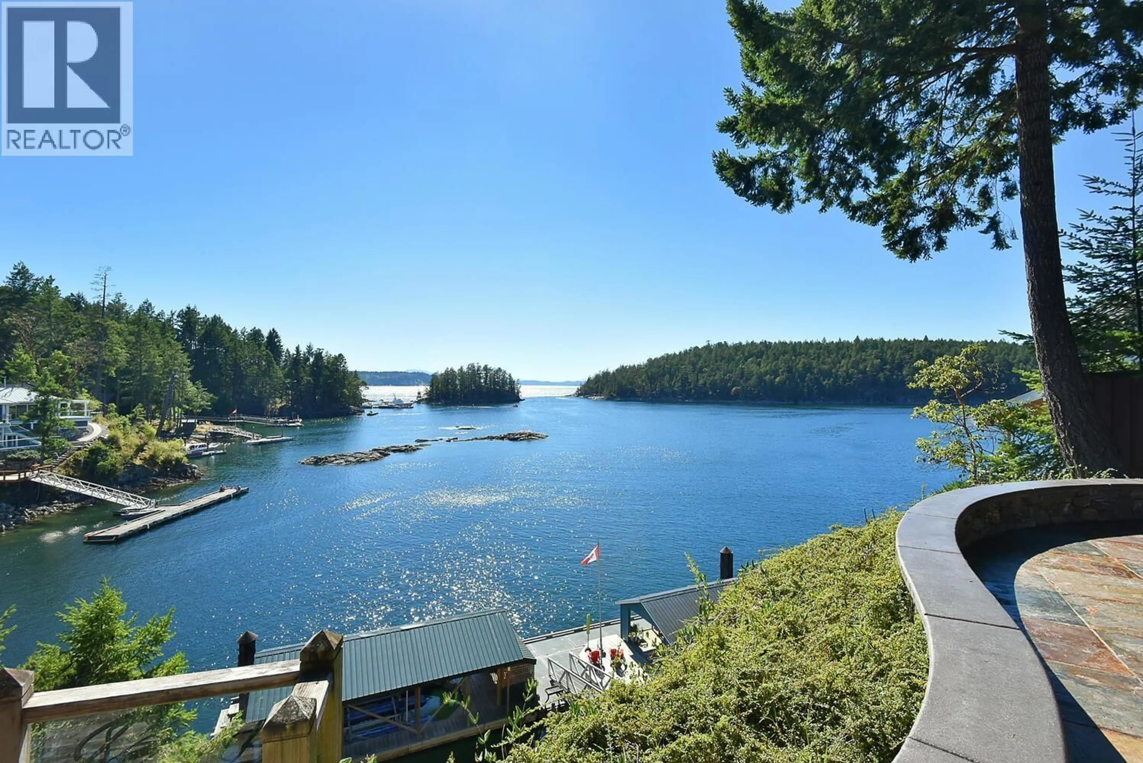 Patio, water/lake/river/ocean view for 5386 SANS SOUCI ROAD, Halfmoon Bay British Columbia V7Z1B6
