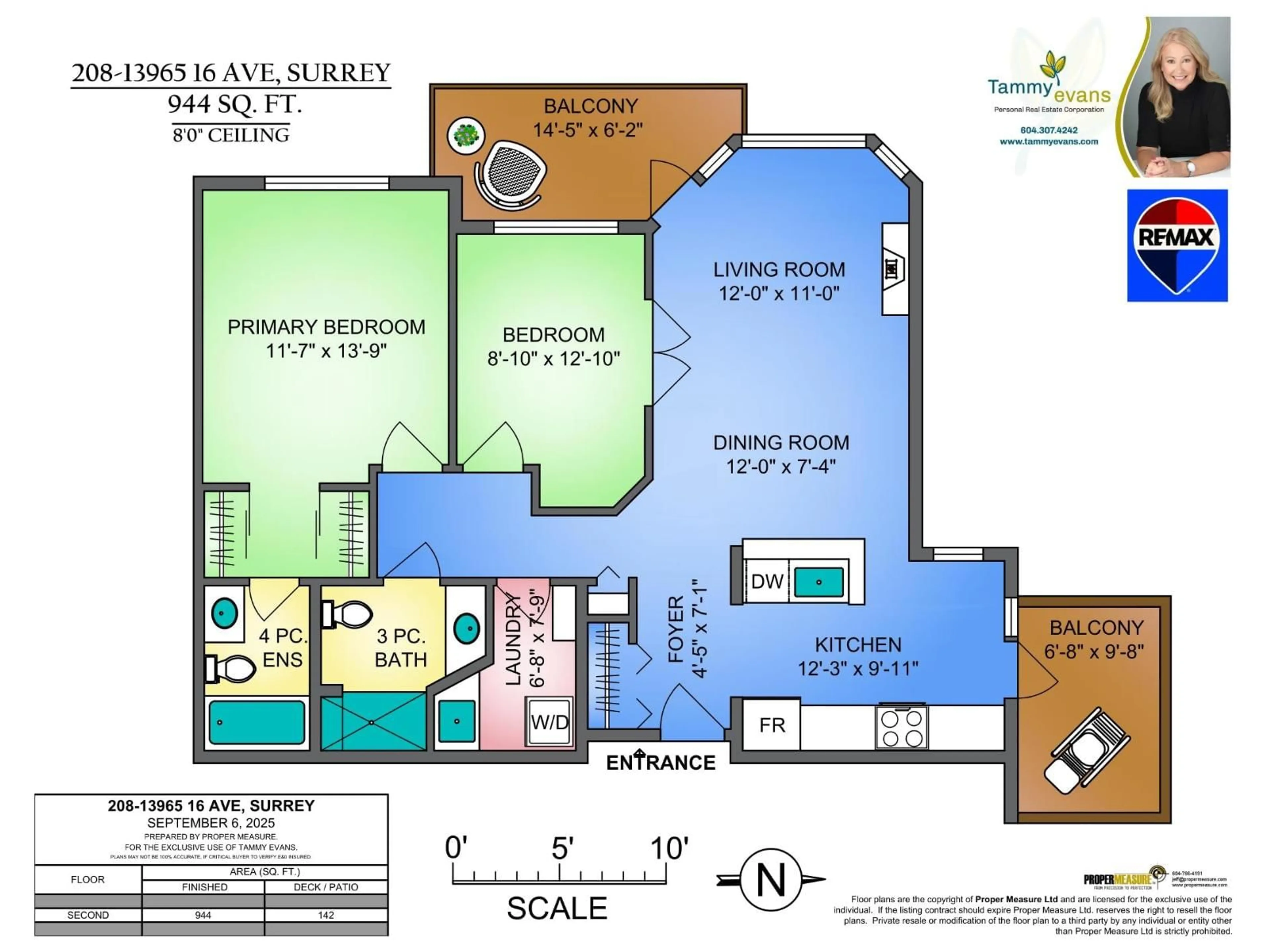 Floor plan for 208 - 13965 16, Surrey British Columbia V4A1P8