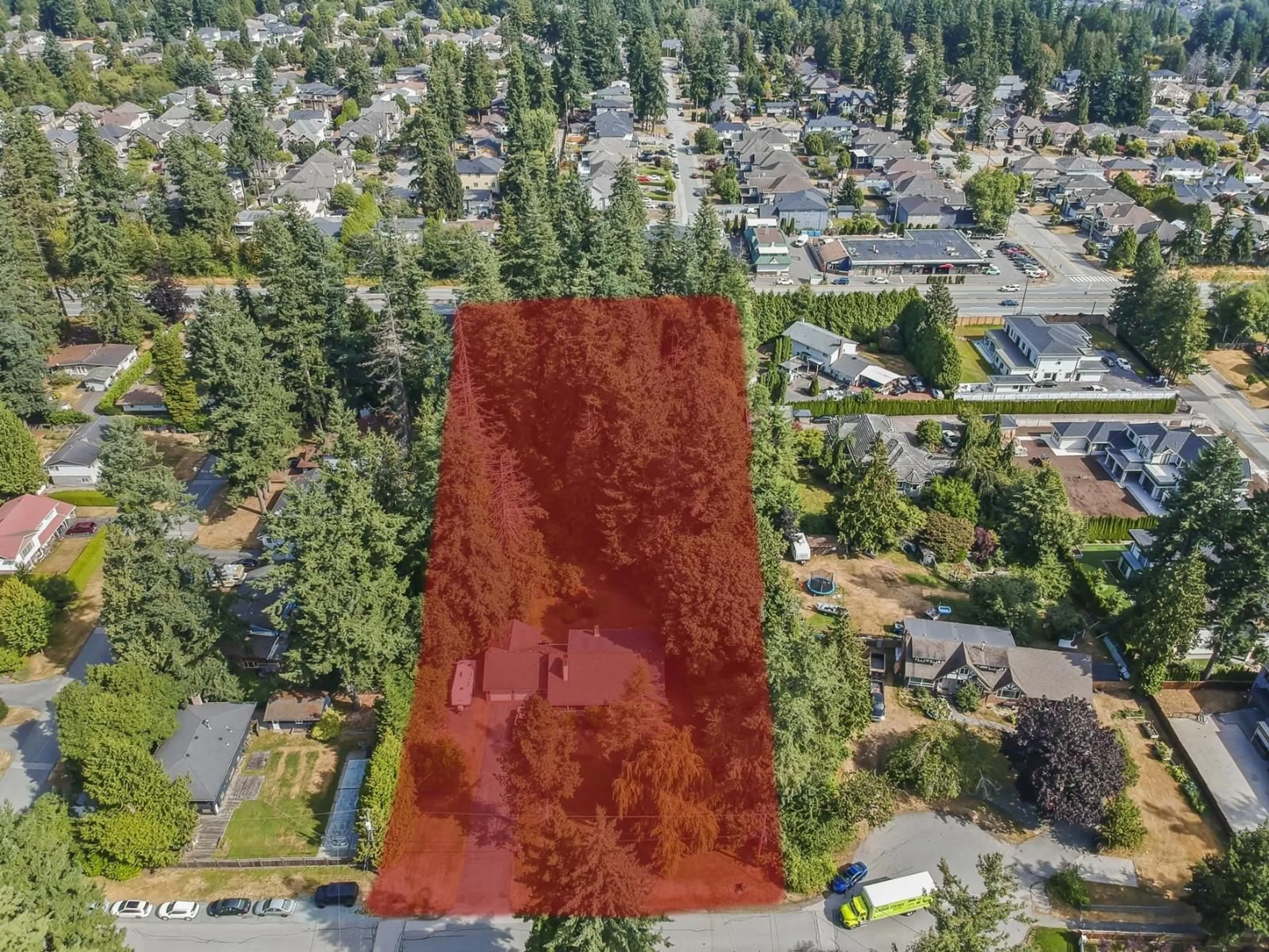A pic from outside/outdoor area/front of a property/back of a property/a pic from drone, street for 13531 57, Surrey British Columbia V3X2T2