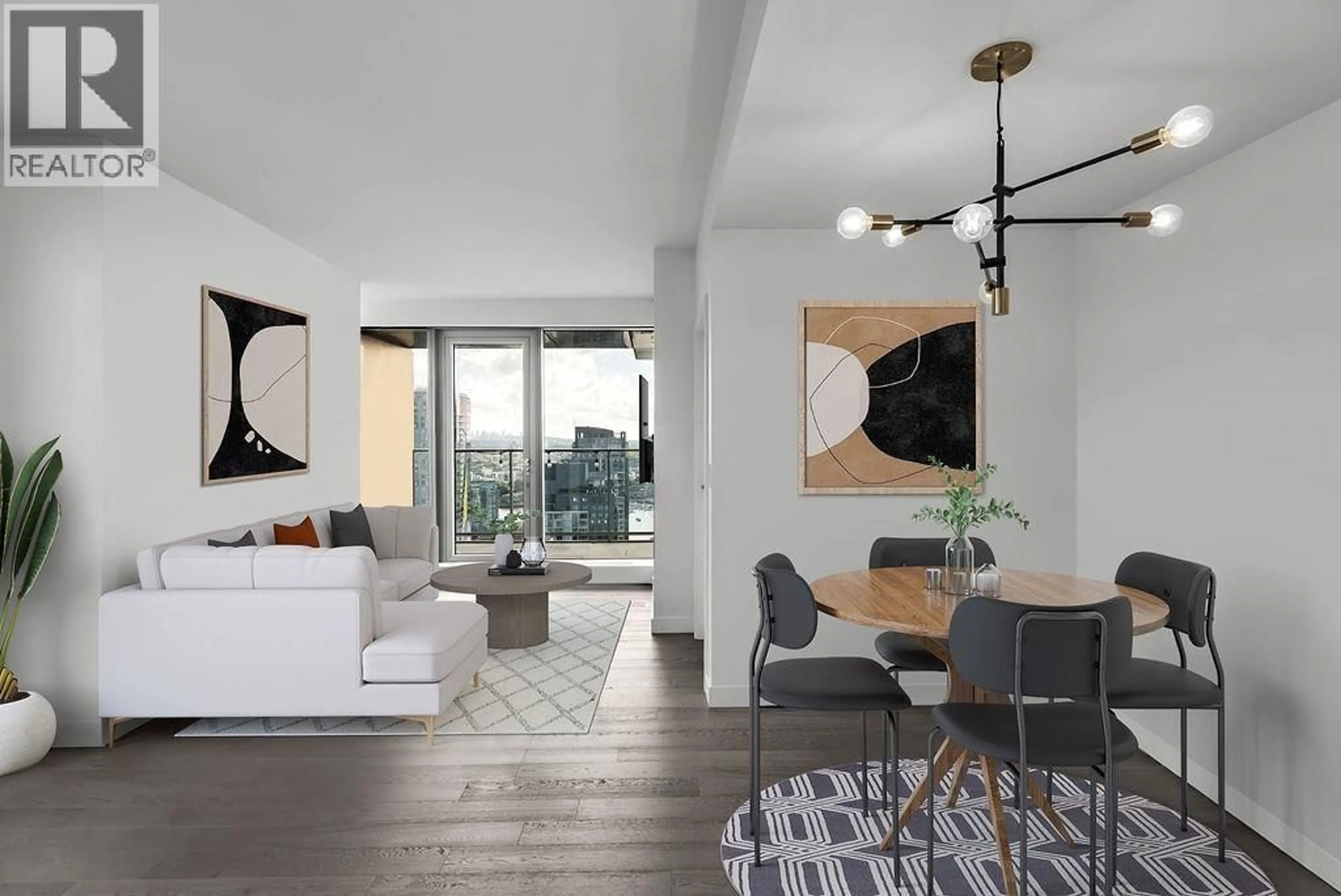 Living room with furniture, unknown for 4208 - 1480 HOWE STREET, Vancouver British Columbia V6Z0G5