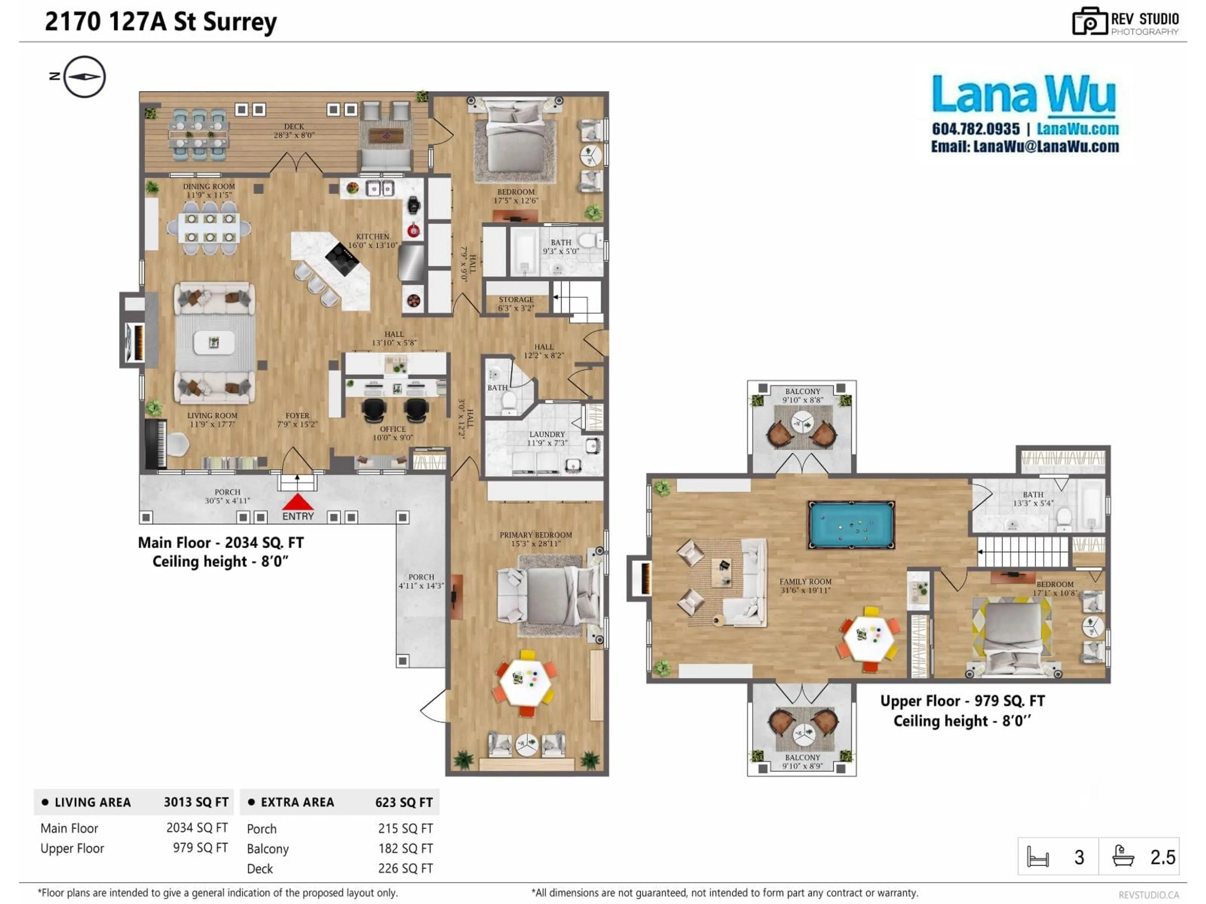 Floor plan for 2170 127A, Surrey British Columbia V4A3S9